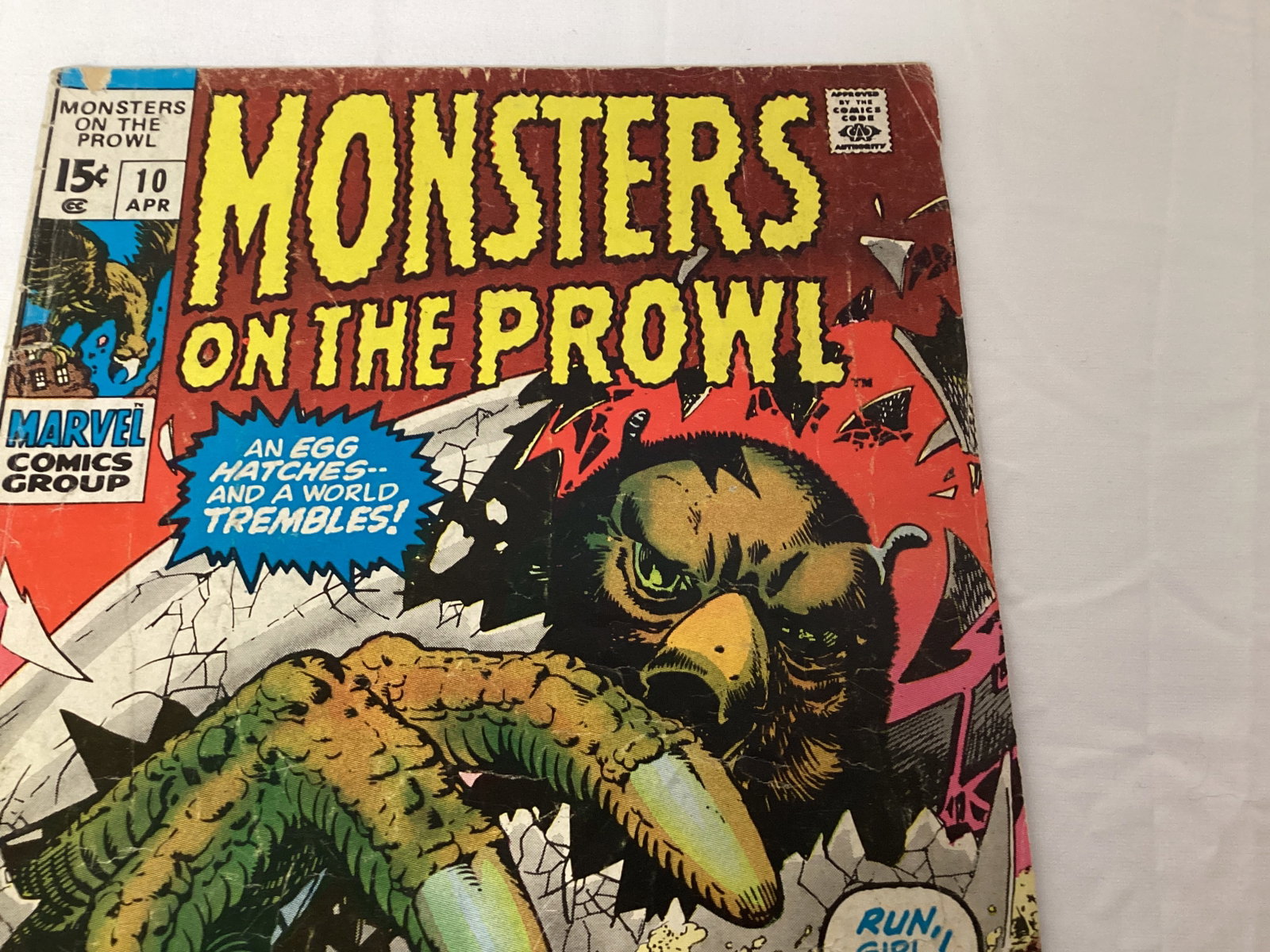 Monsters on the Prowl 10 Marvel Comic Book - 3