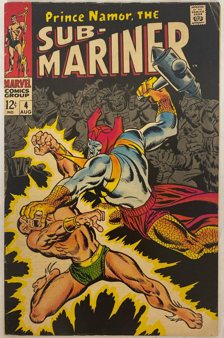 Prince Namor the Sub-Mariner 4 Marvel Comic Book (1 of 8)