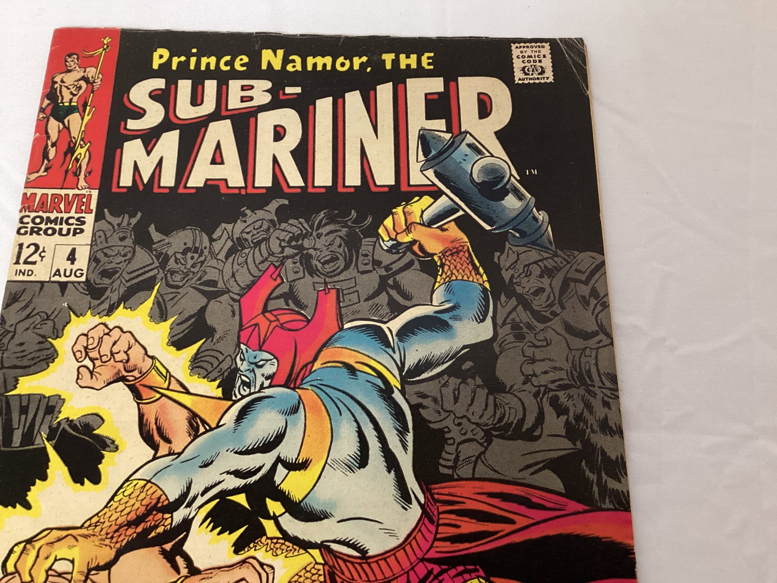 Prince Namor the Sub-Mariner 4 Marvel Comic Book - 3