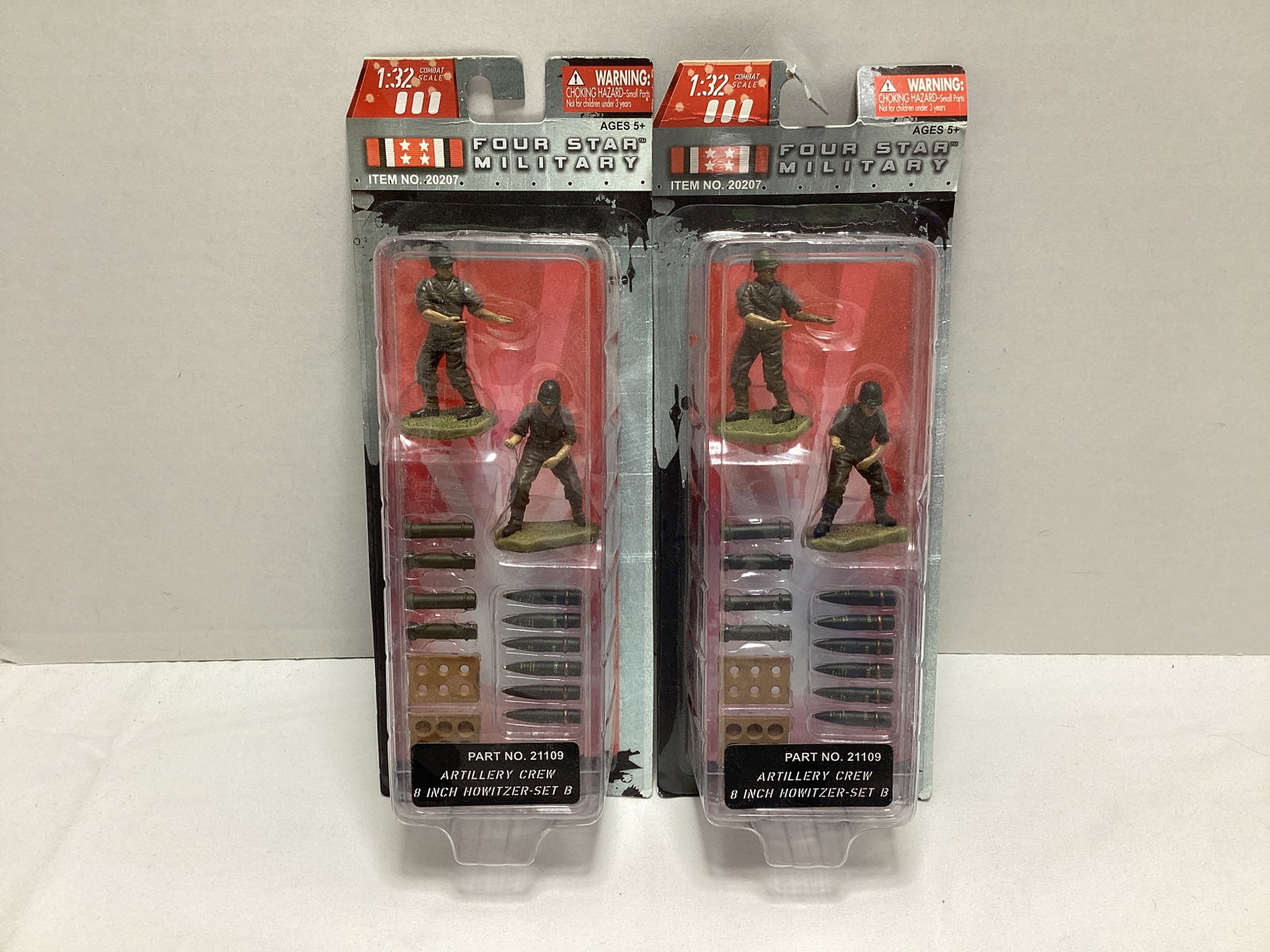 21st Century Toys Four Star Military Artillery Crew Sets: .