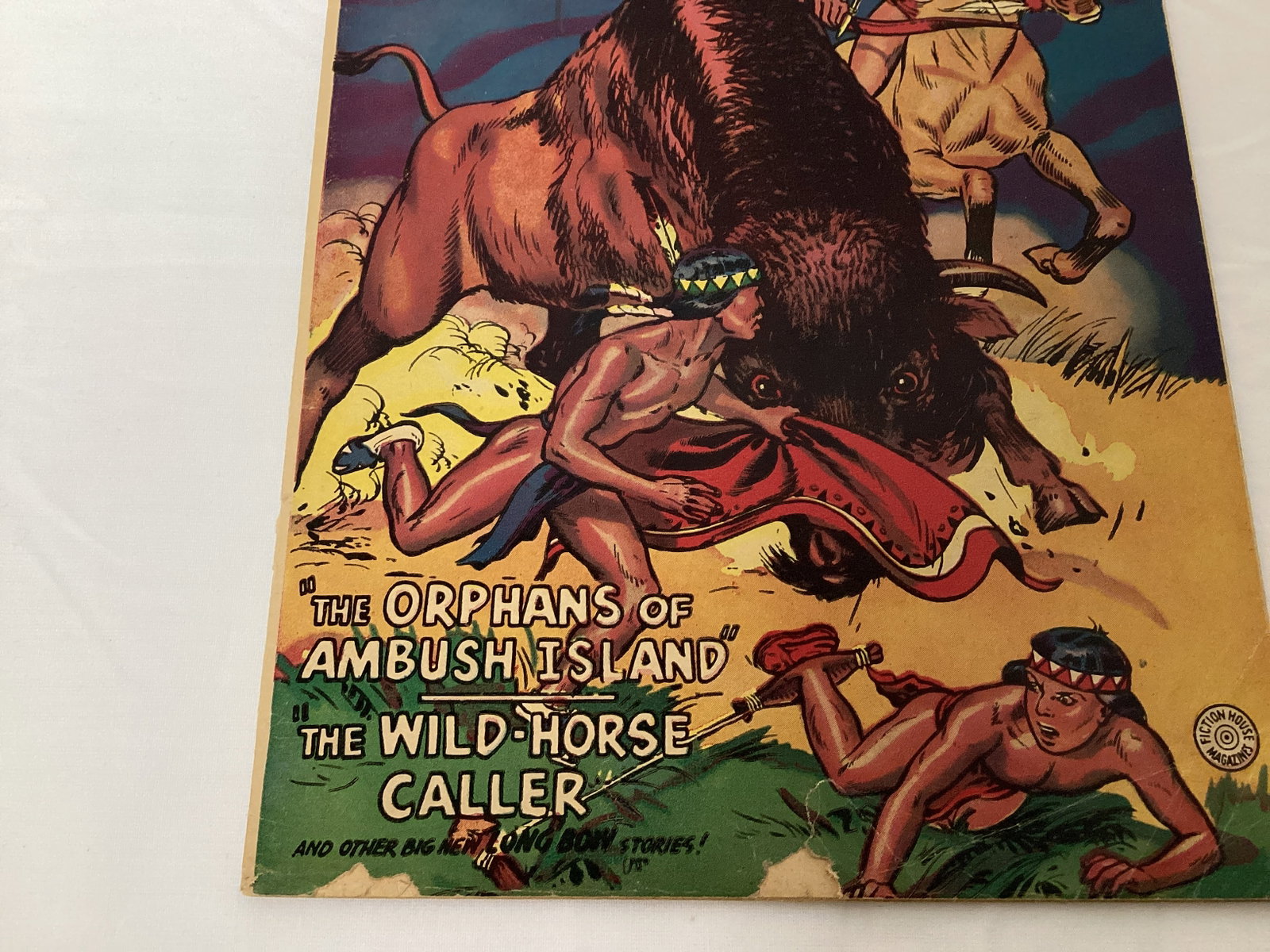Long Bow Indian Boy 8 Fiction House Comic Book - 4