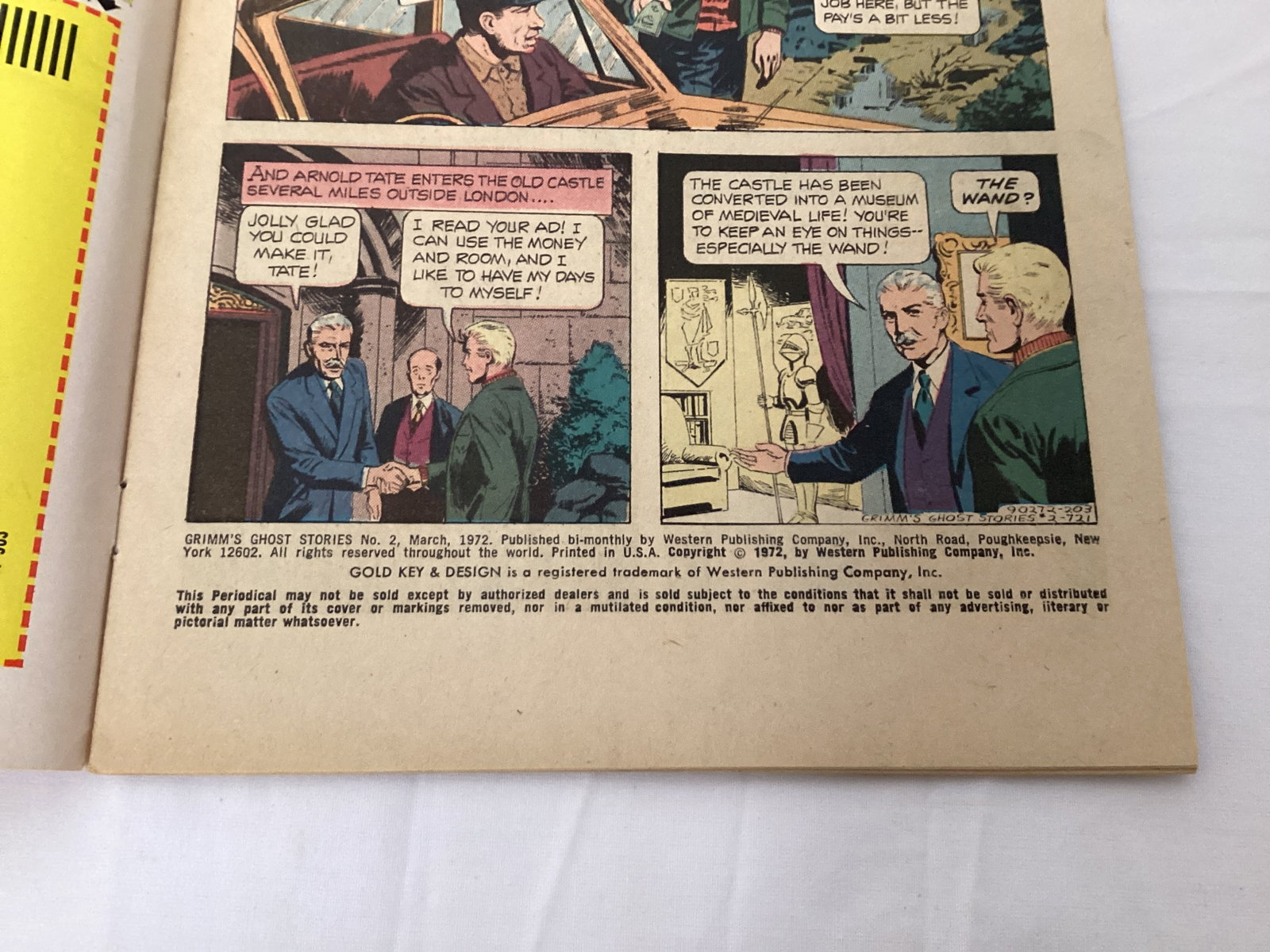 Grimm's Ghost Stories 2 Gold Key Comic Book - 7