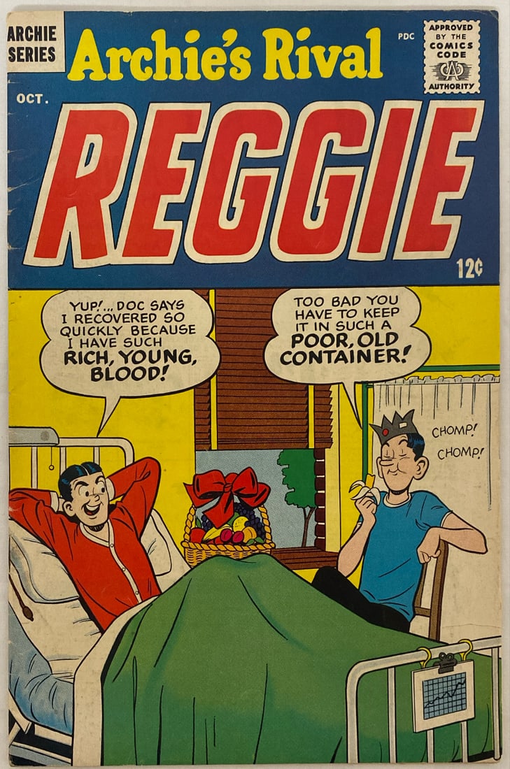 Archie's Rival Reggie 16 Comic Book: 1964