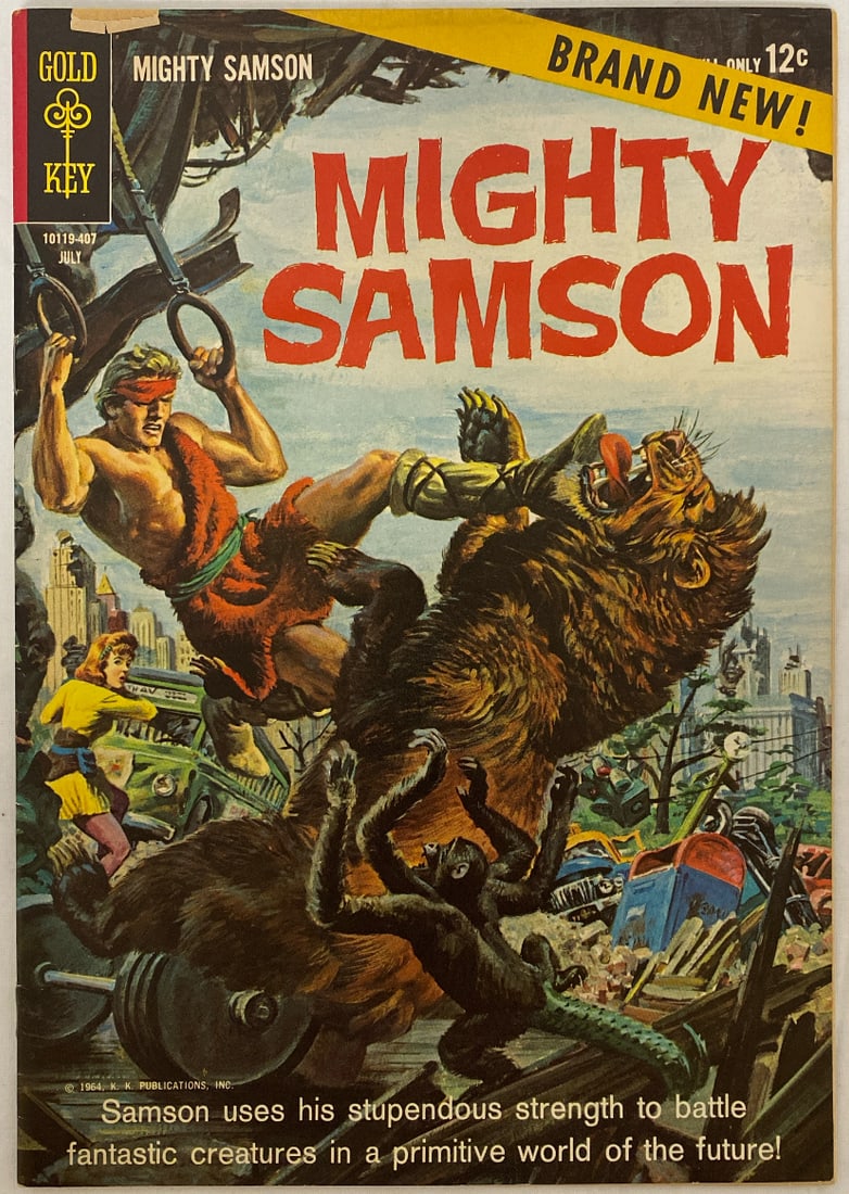 Mighty Samson 1 Gold Key Comic Book (1 of 8)