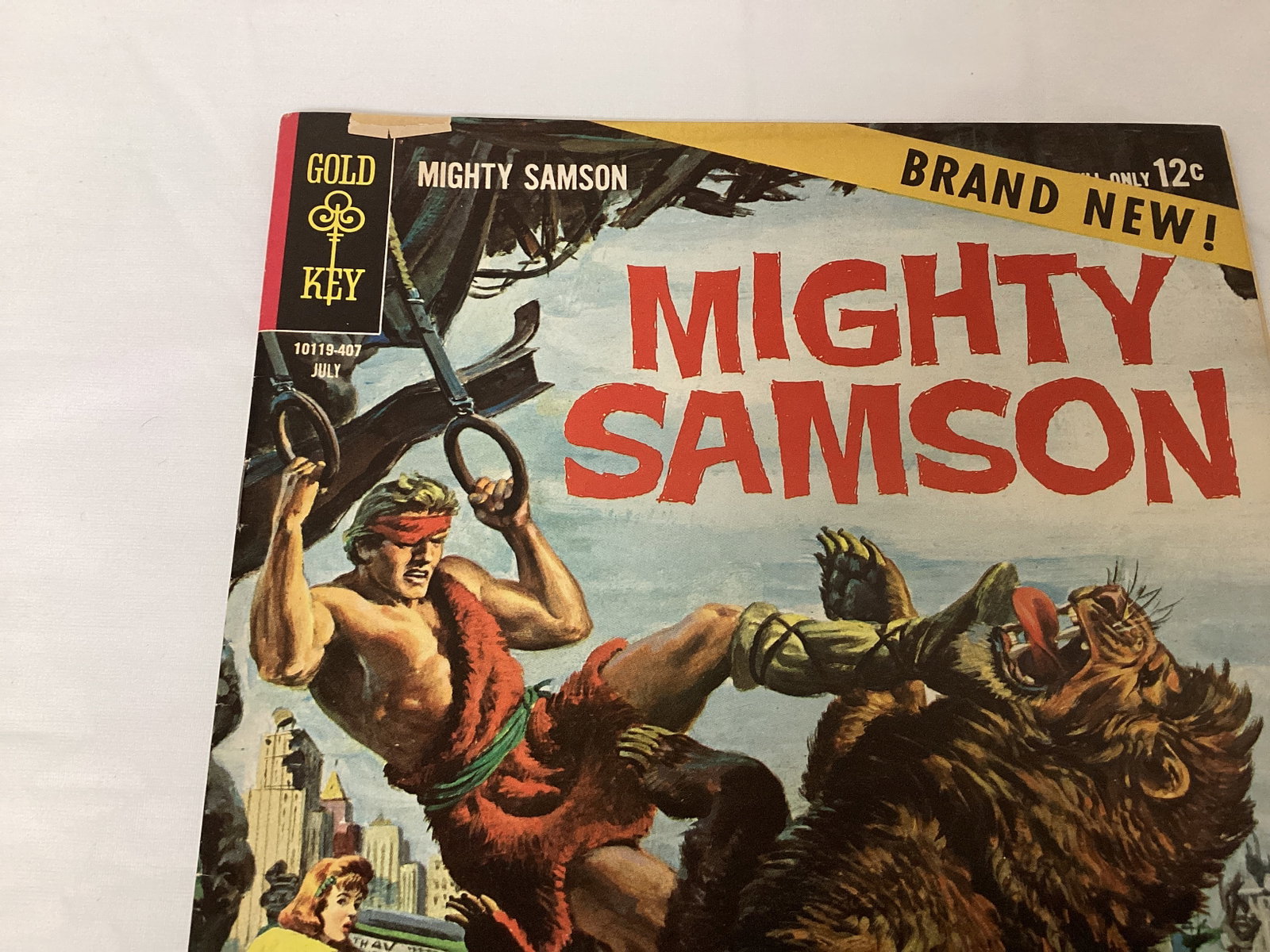 Mighty Samson 1 Gold Key Comic Book - 2