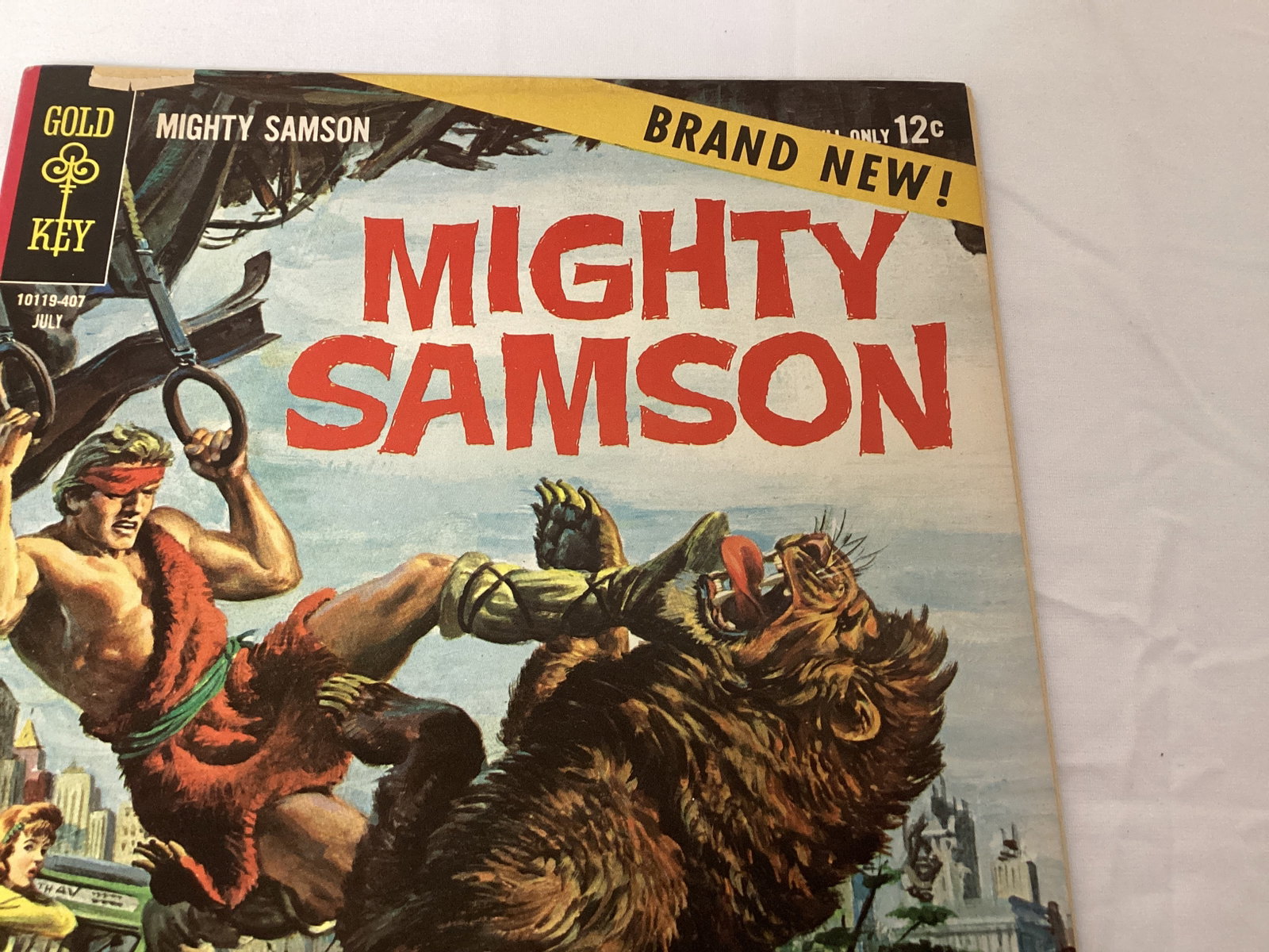 Mighty Samson 1 Gold Key Comic Book - 3