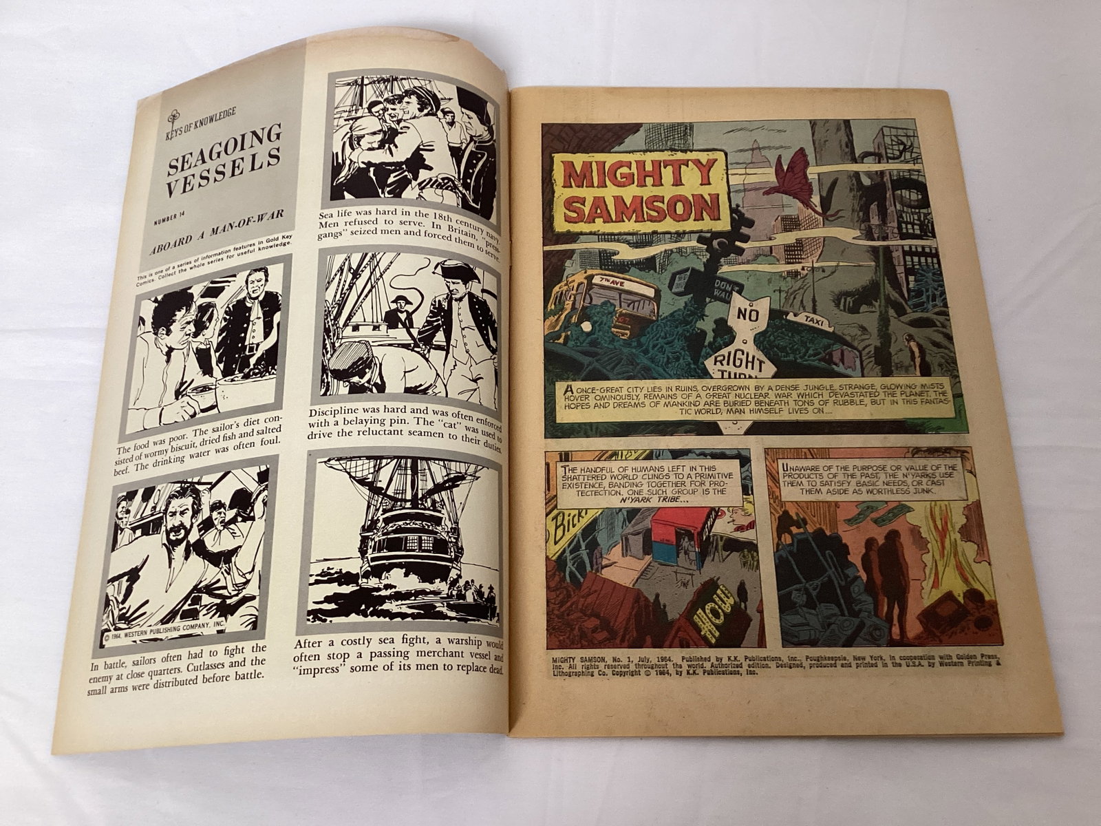 Mighty Samson 1 Gold Key Comic Book - 6