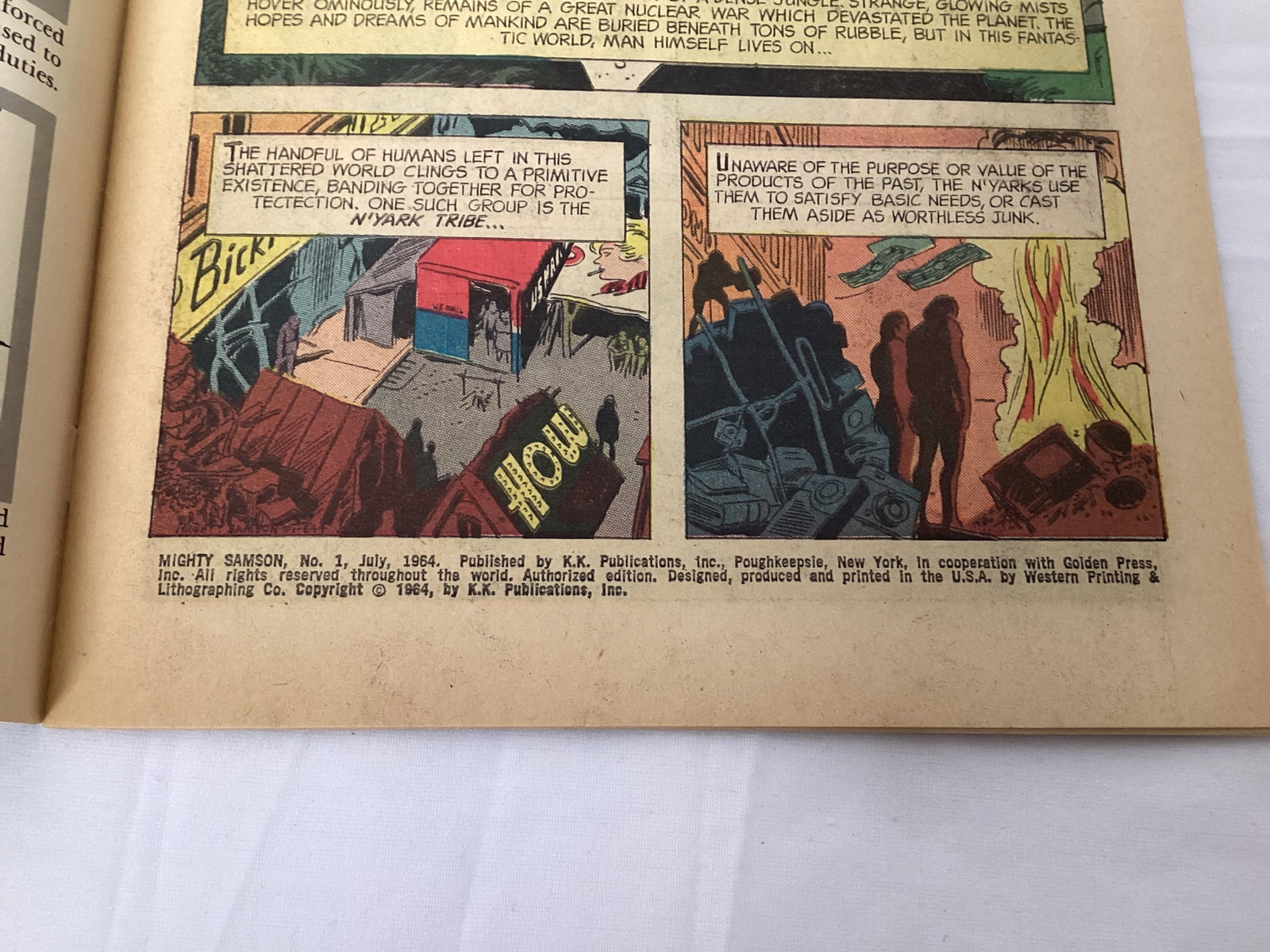 Mighty Samson 1 Gold Key Comic Book - 7