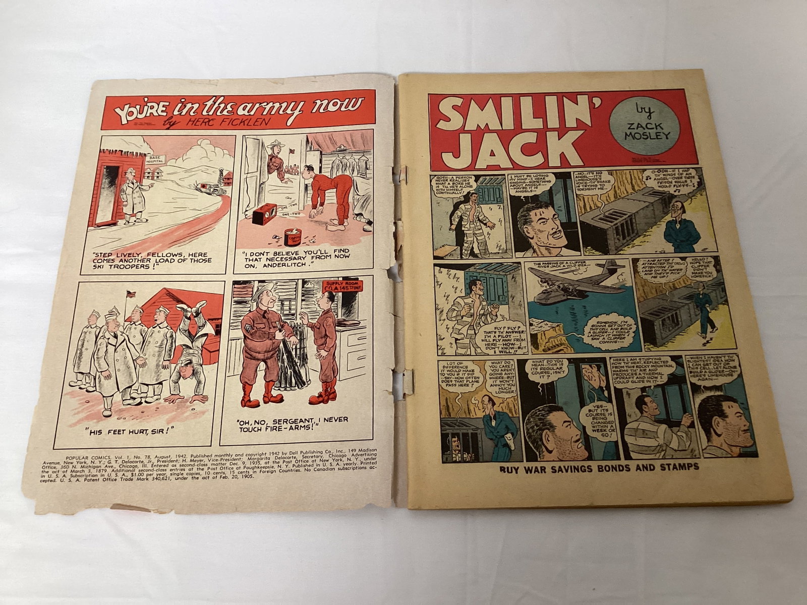 Popular Comics 78 Dell Comic Book - 6