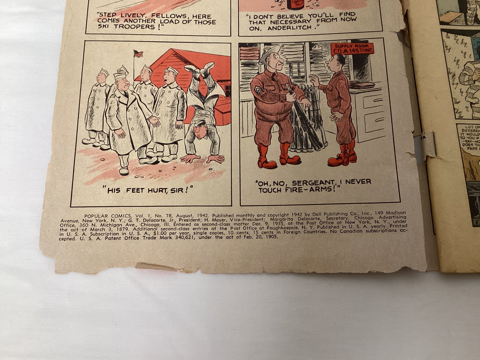 Popular Comics 78 Dell Comic Book - 7