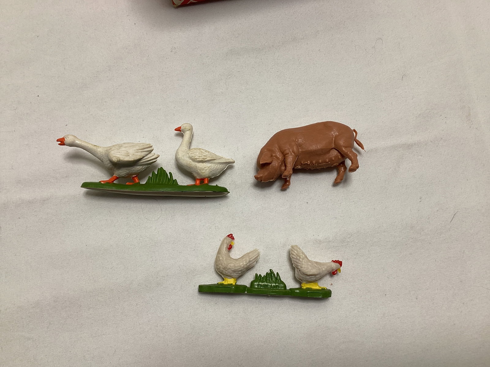 Britains Goose, Chicken, and Pig Model Figures - 3