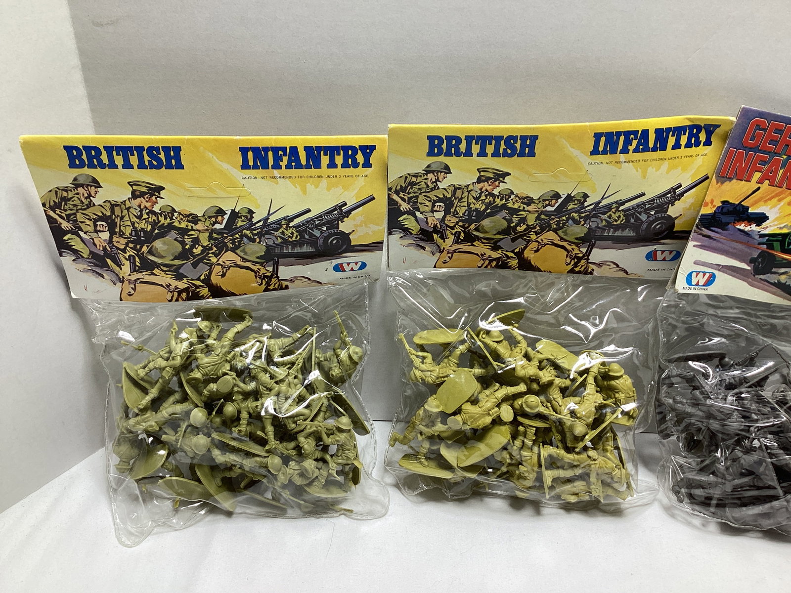 British and German Infantry Plastic Soldiers - 2