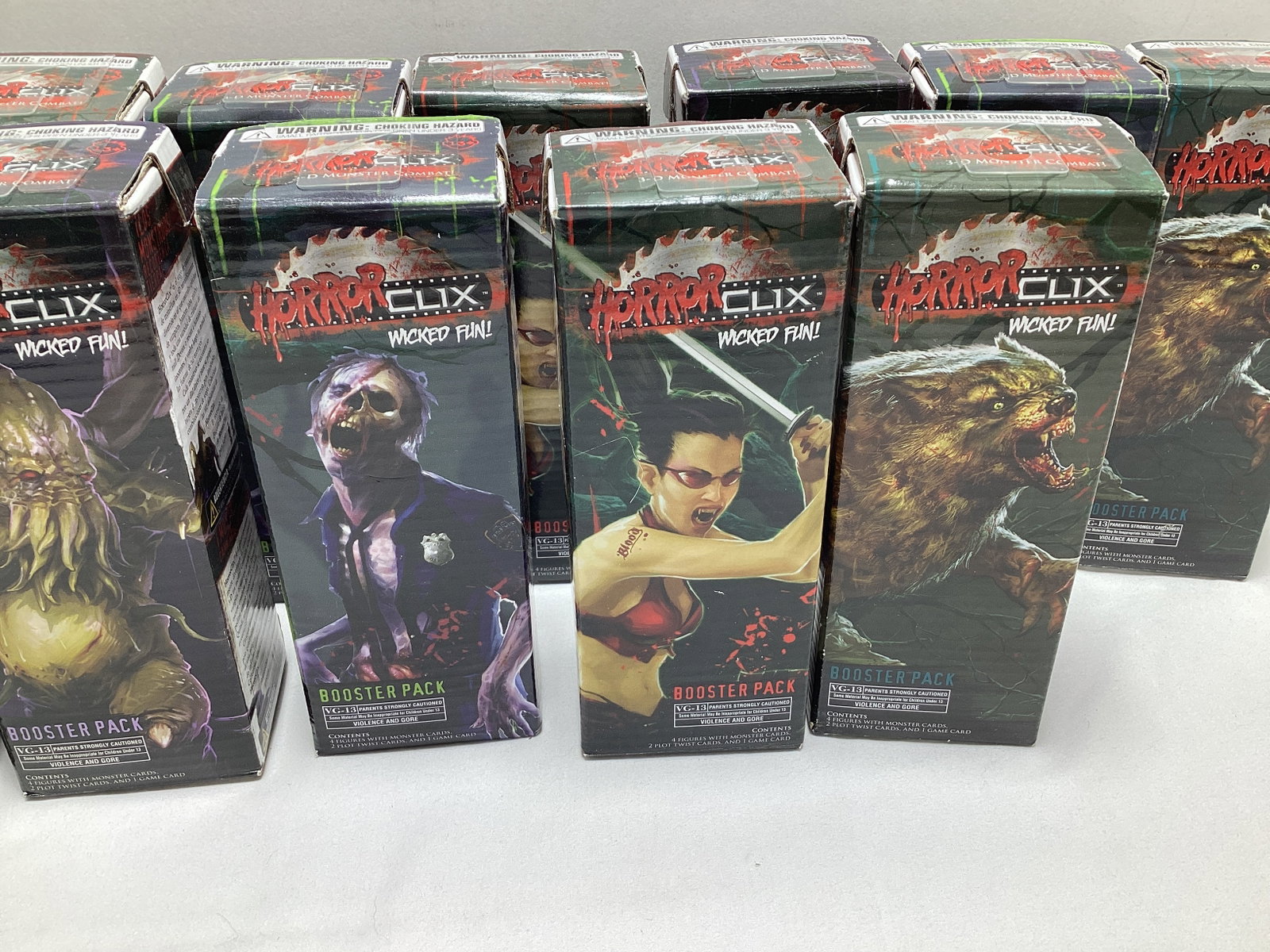 12 HorrorClix Game Mystery Figure Boxes - 2