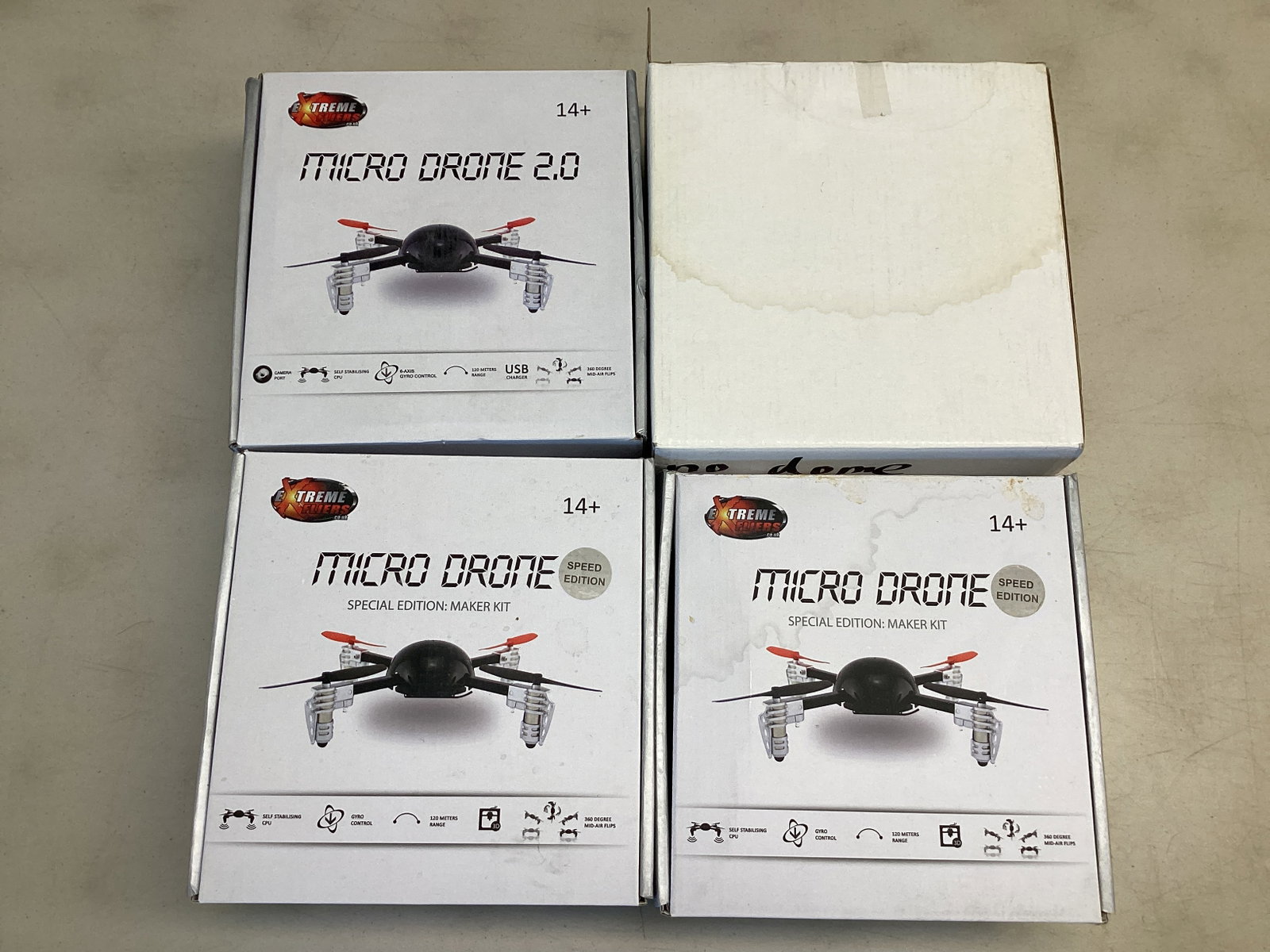 Four Drones - For Parts: .