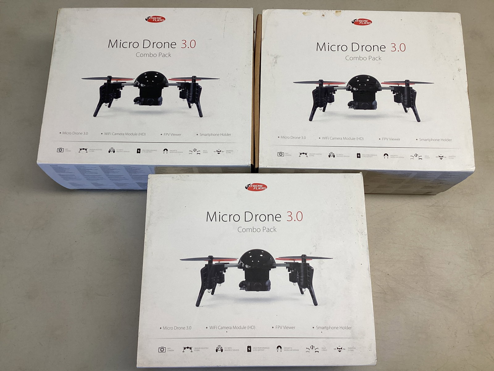 Three Drones - For Parts: .
