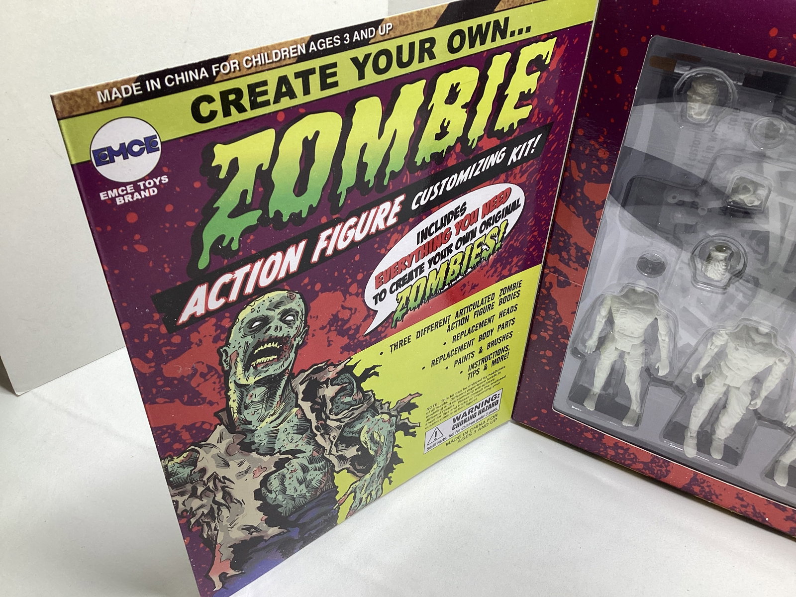 EMCE Zombie Action Figure Customizing Kit - 3