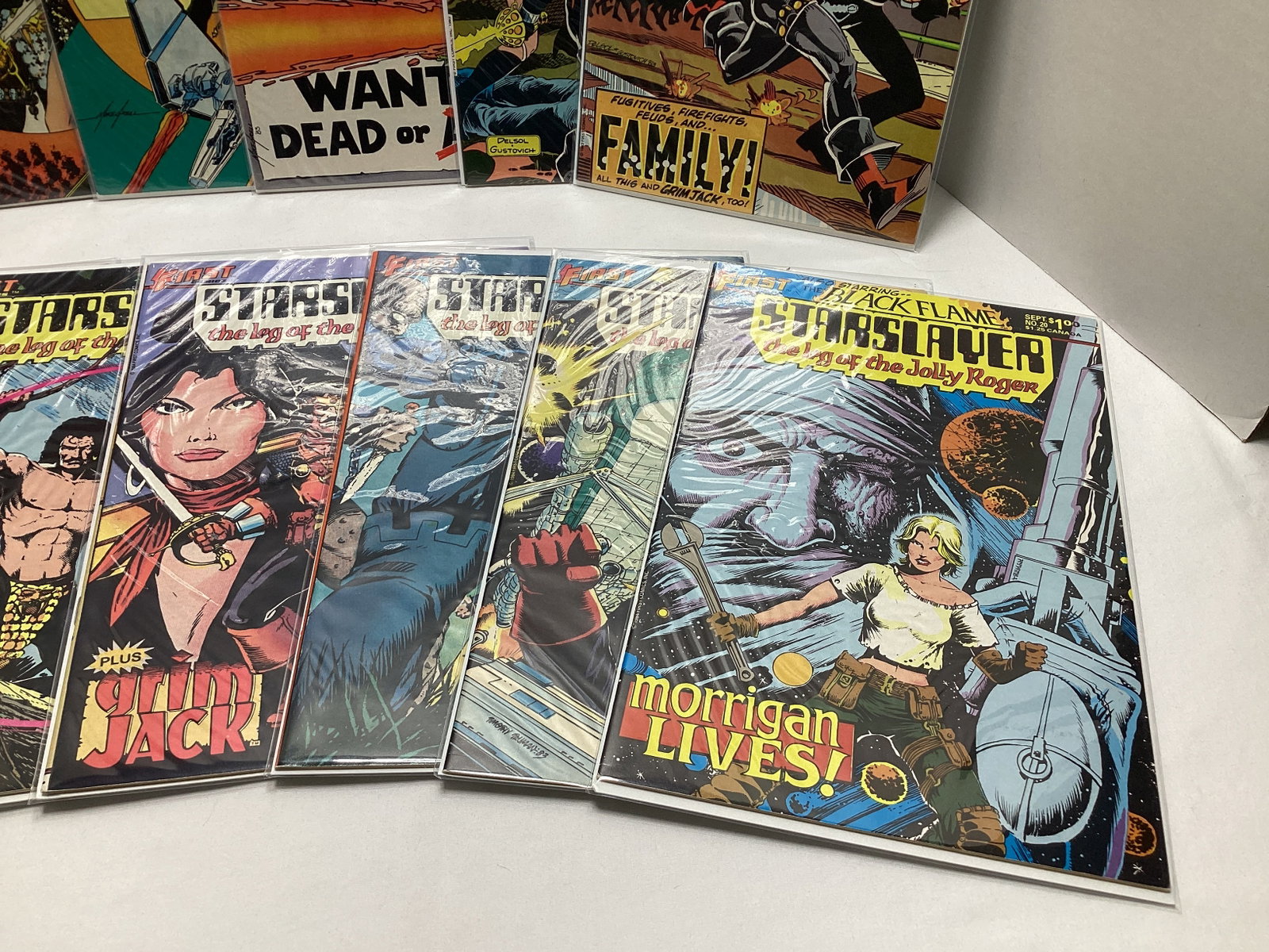 Starslayer Log of the Jolly Roger First Comic Books - 5