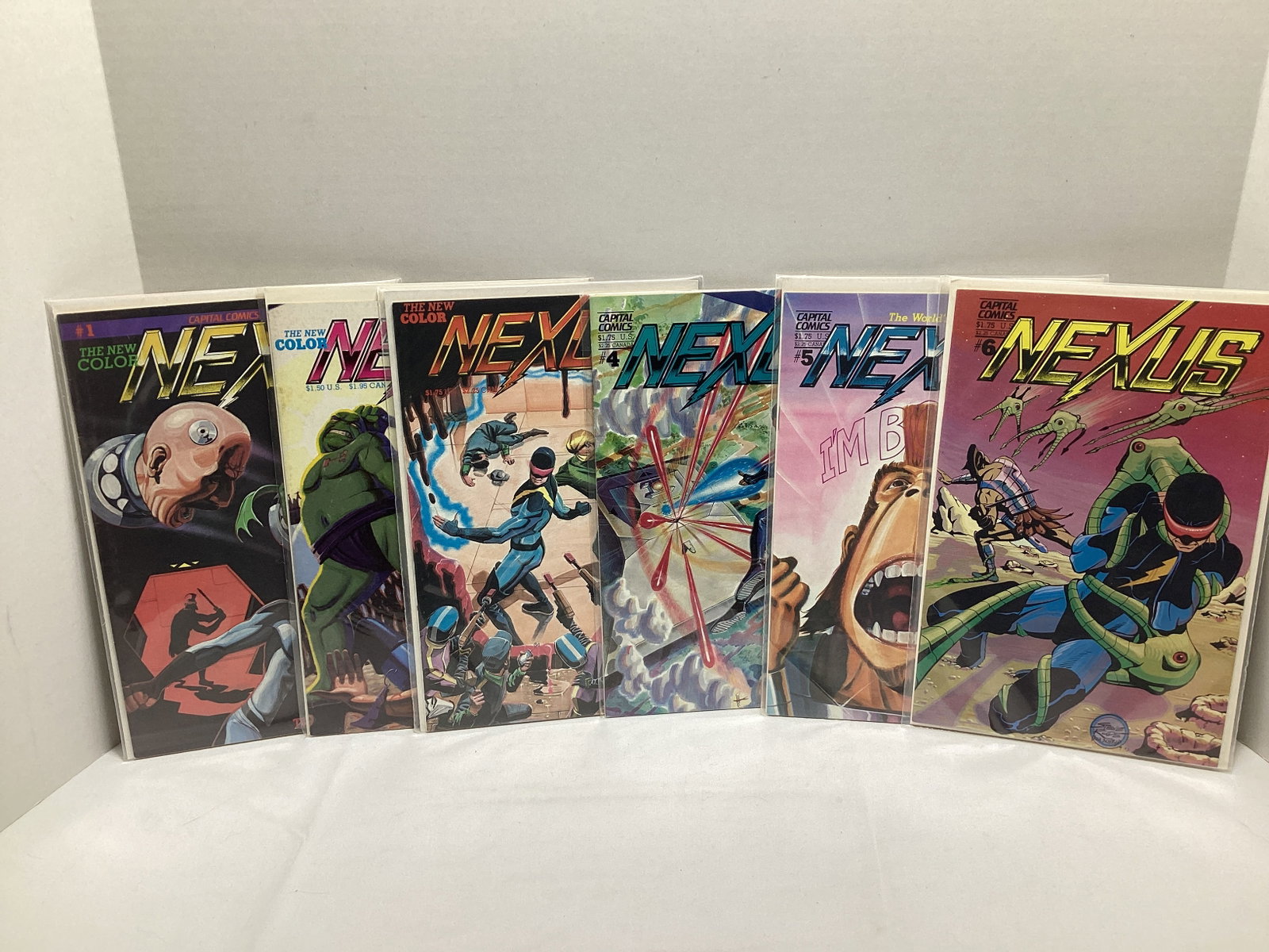Nexus 1-6 Capital Comic Books: .