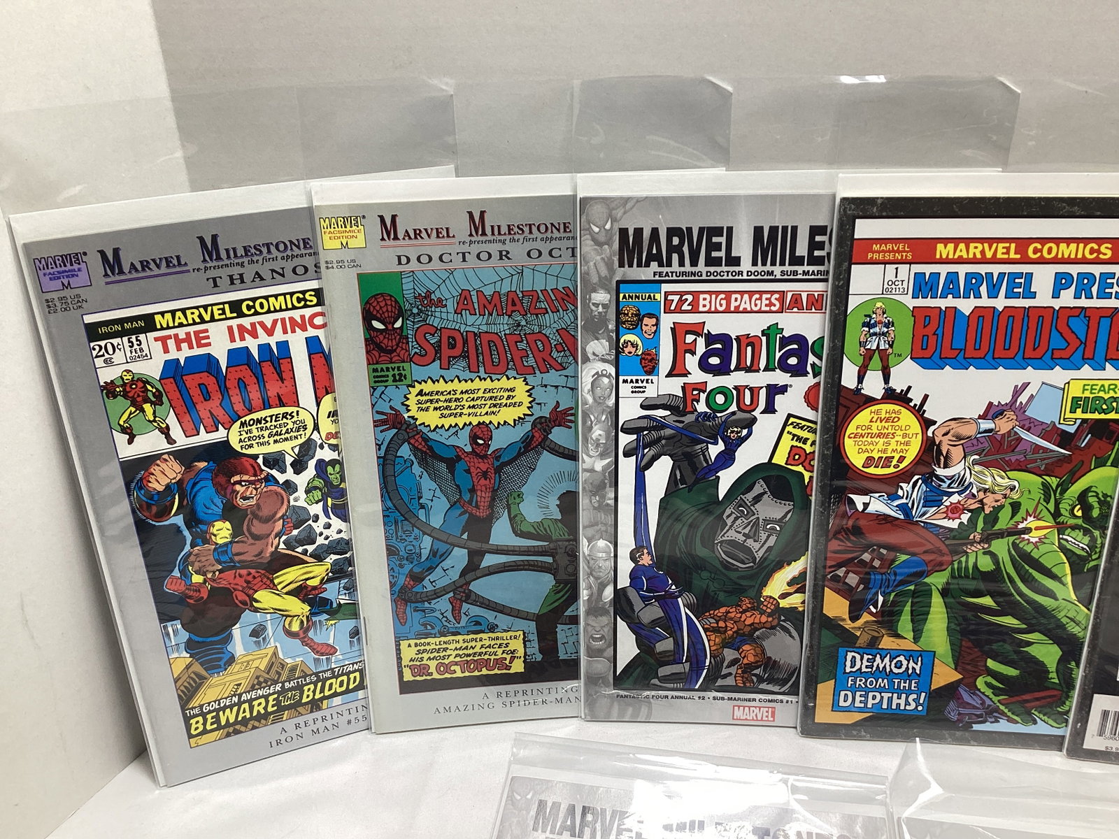 Eight Marvel Milestones Comic Books - 2