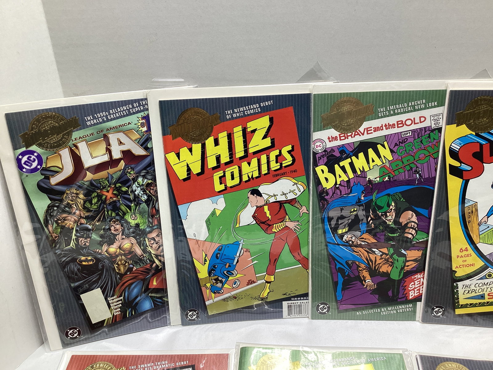 Eight DC Millennium Edition Comic Books - 2