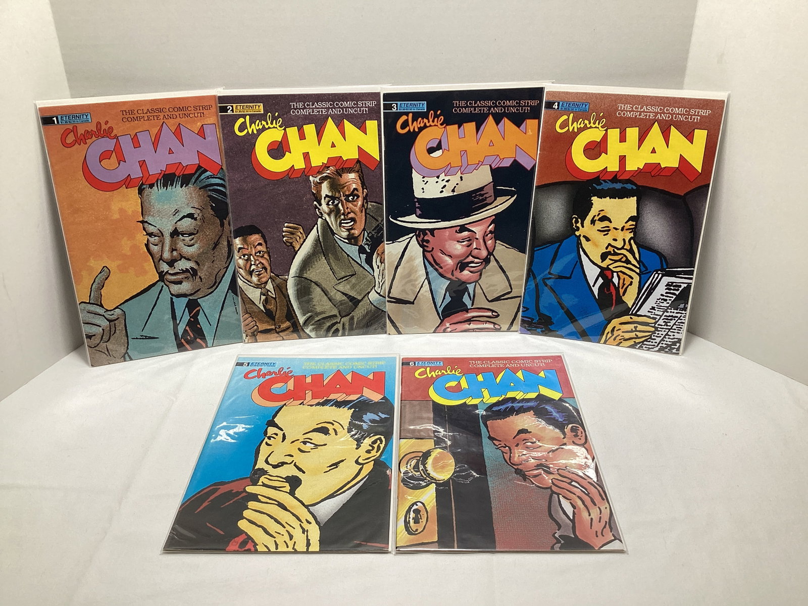 Charlie Chan 1-6 Eternity Comic Books: .