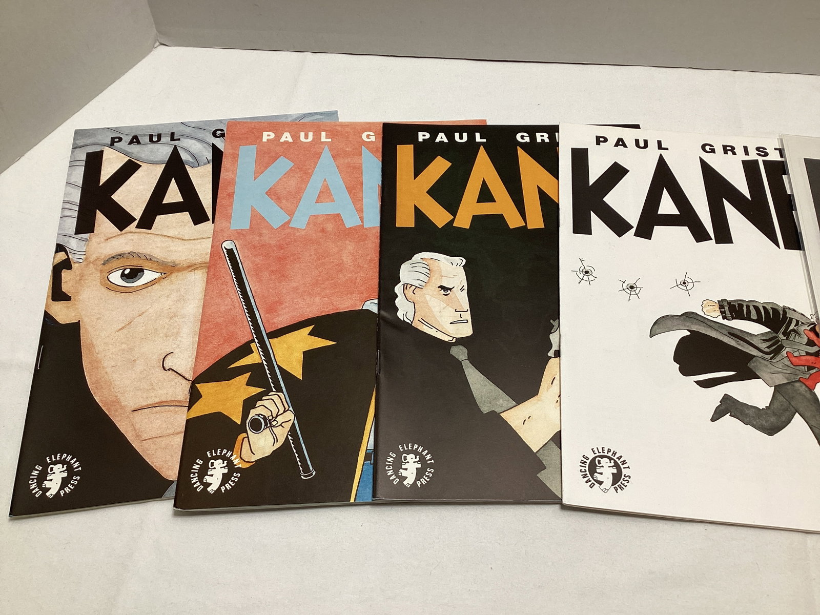 Four Kane Comic Books and Paul Grist Signed Print - 3