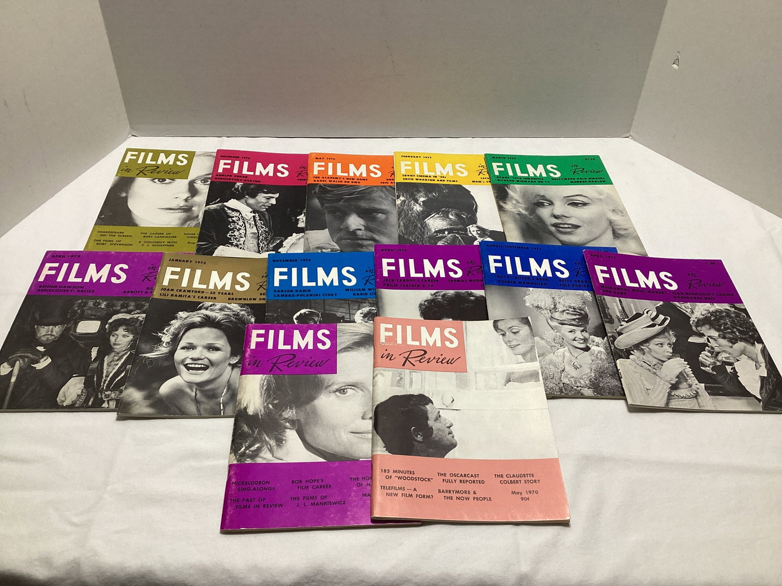 13 Films in Review Magazines: .