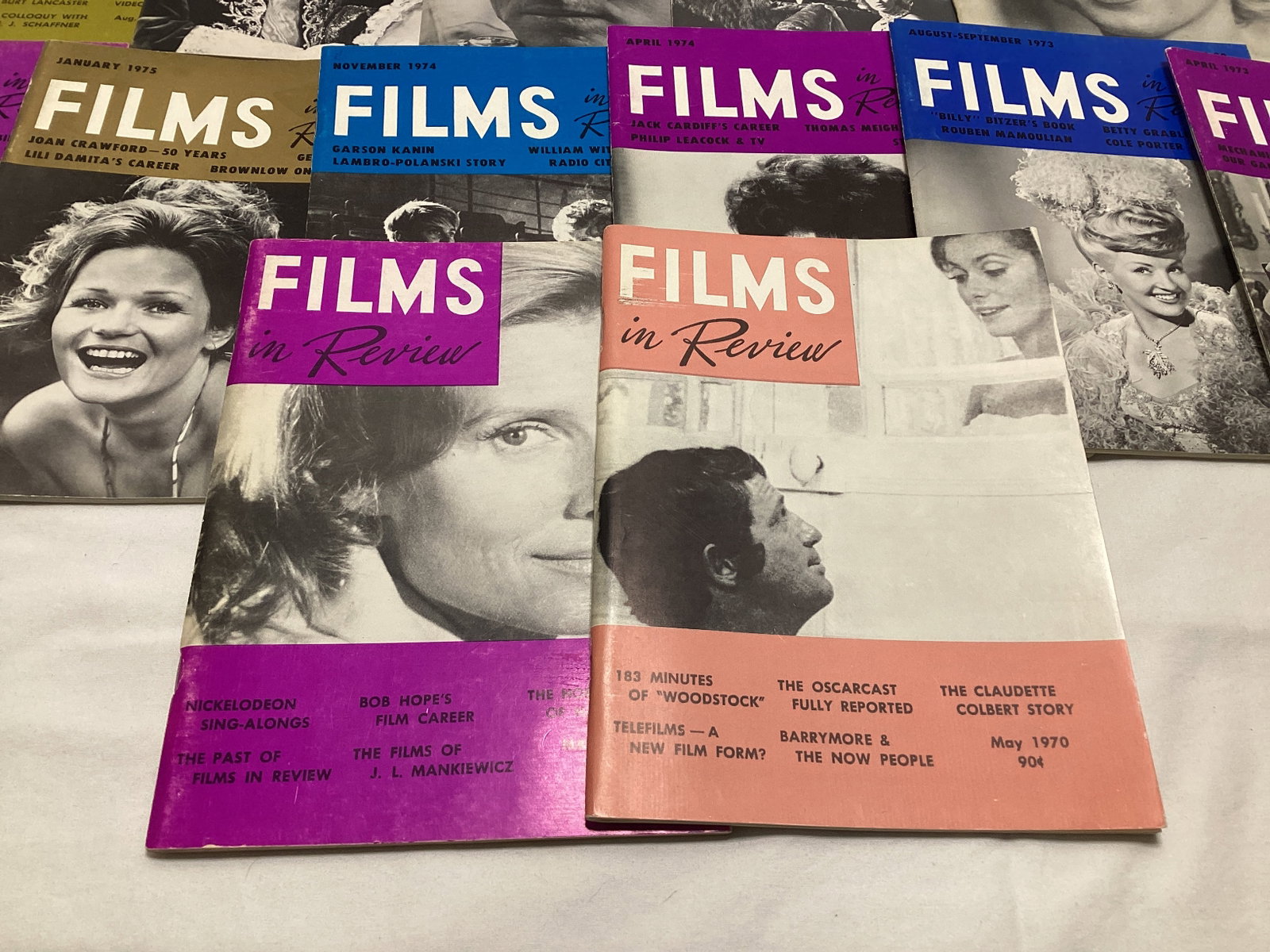 13 Films in Review Magazines - 2