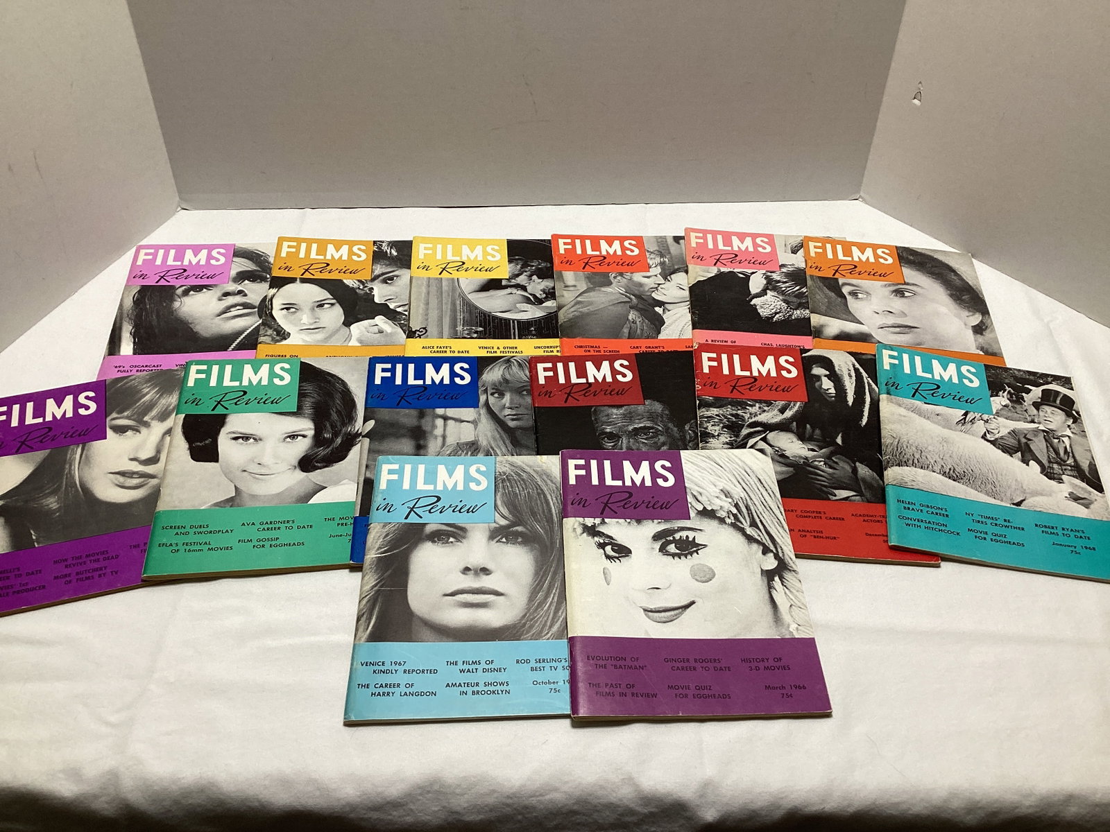 14 Films in Review Magazines: .