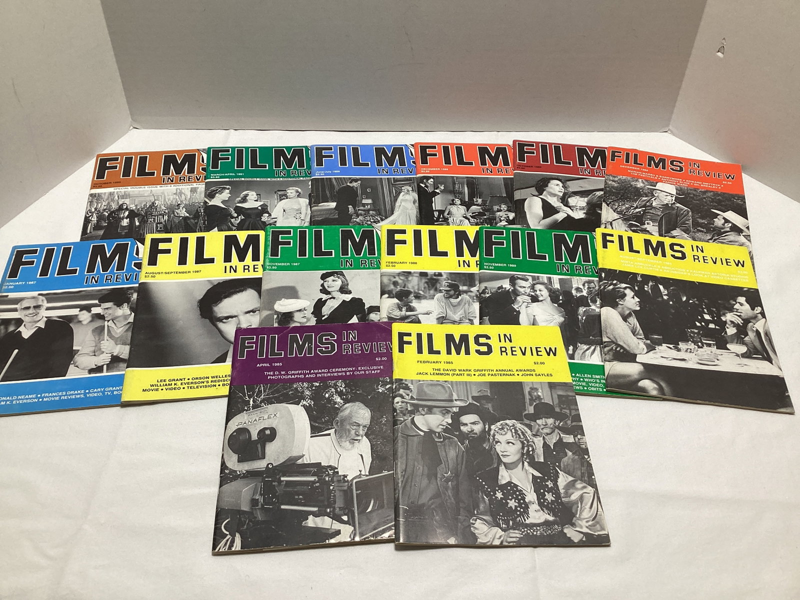 14 Films in Review Magazines: .