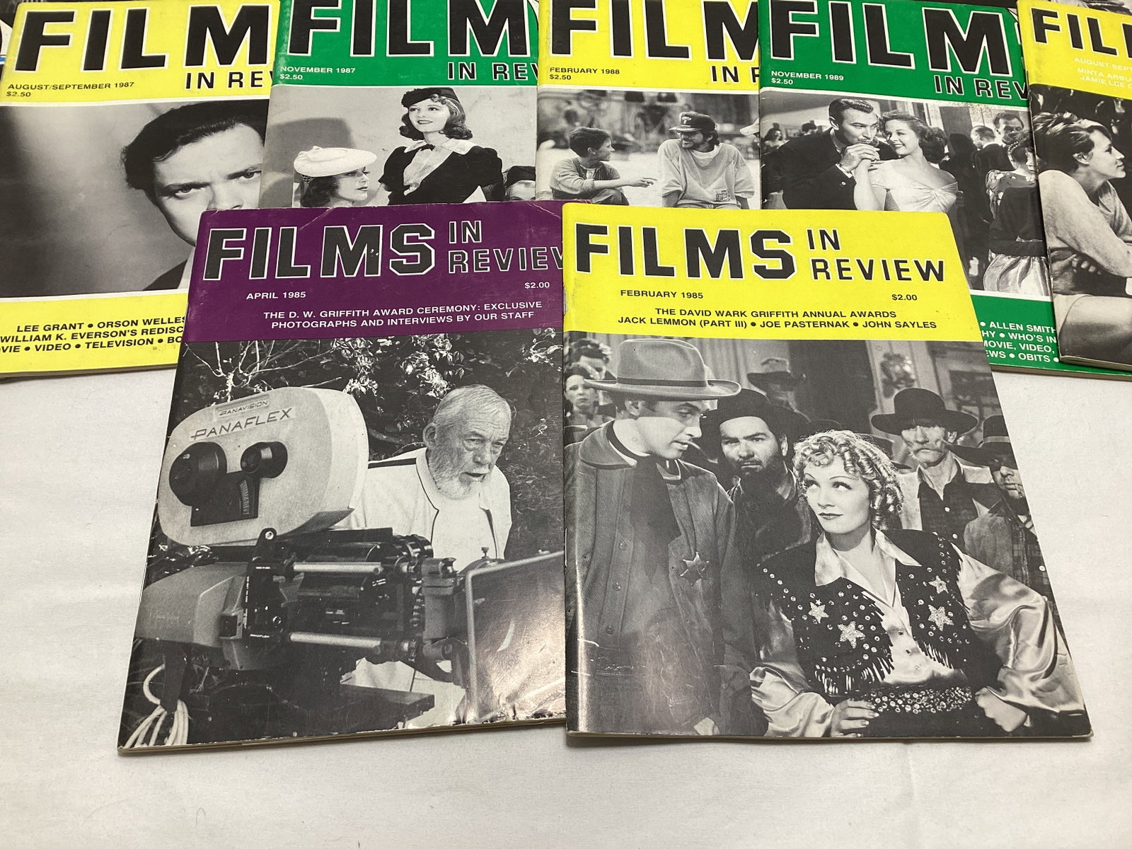14 Films in Review Magazines - 2