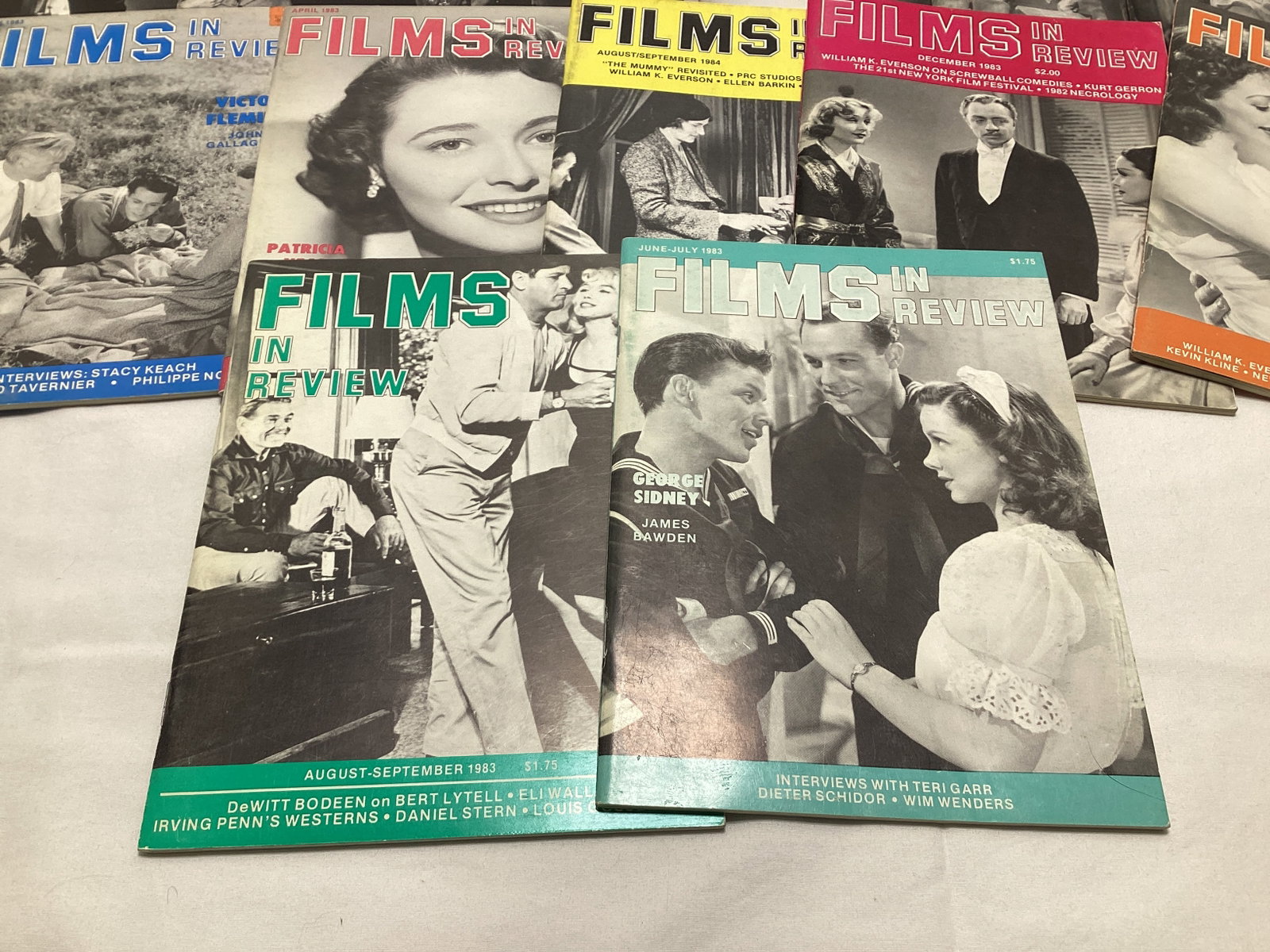 14 Films in Review Magazines - 2