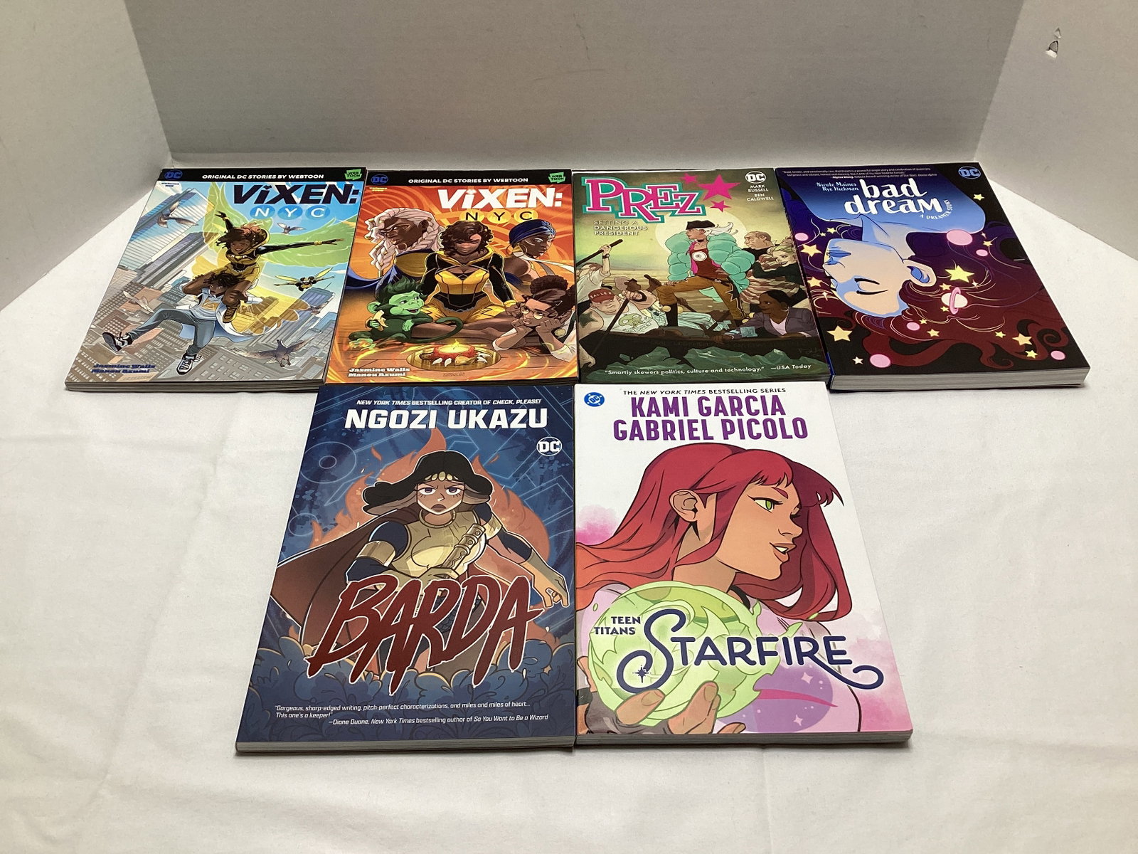 Six DC Comic Graphic Novels: .