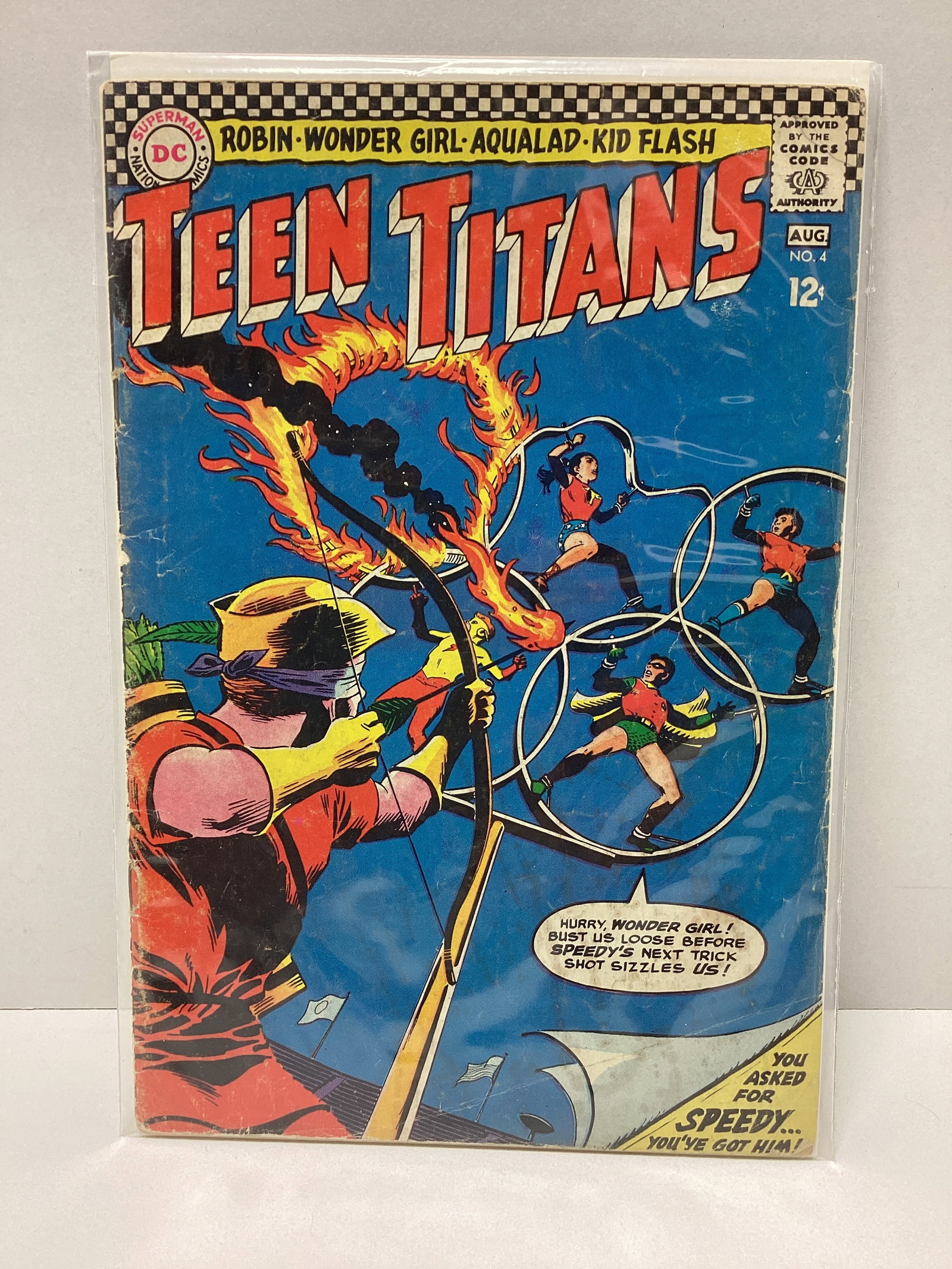 Teen Titans 4 DC Comic Book (1 of 8)