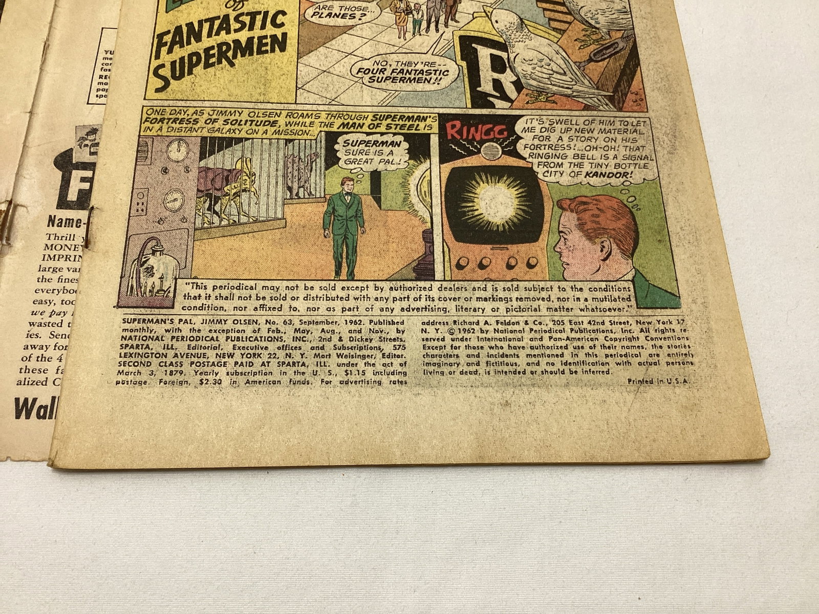 Superman's Pal Jimmy Olsen 63 DC Comic Book - 7