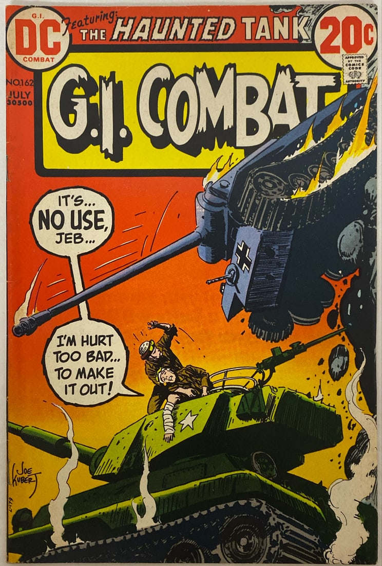 GI Combat 162 DC Comic Book (1 of 8)