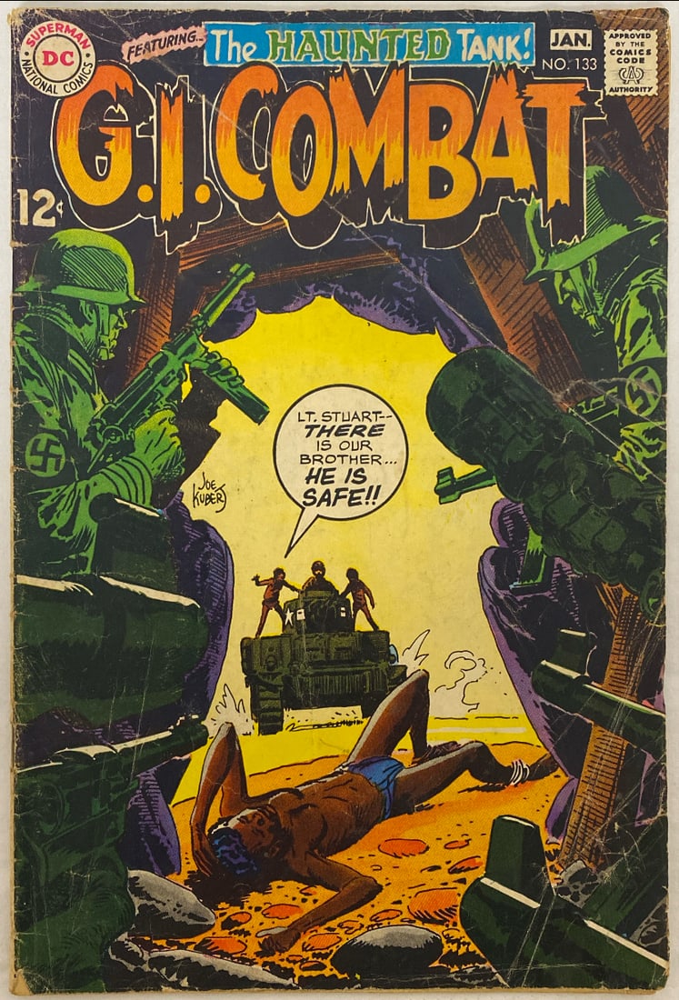 GI Combat 133 DC Comic Book (1 of 8)