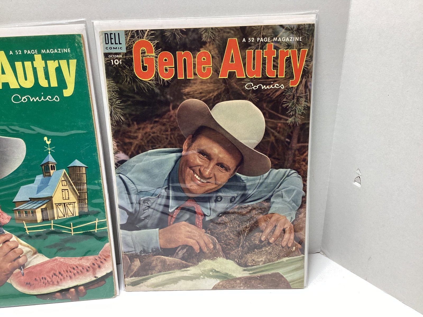 Three Gene Autry Dell Western Comic Books - 2