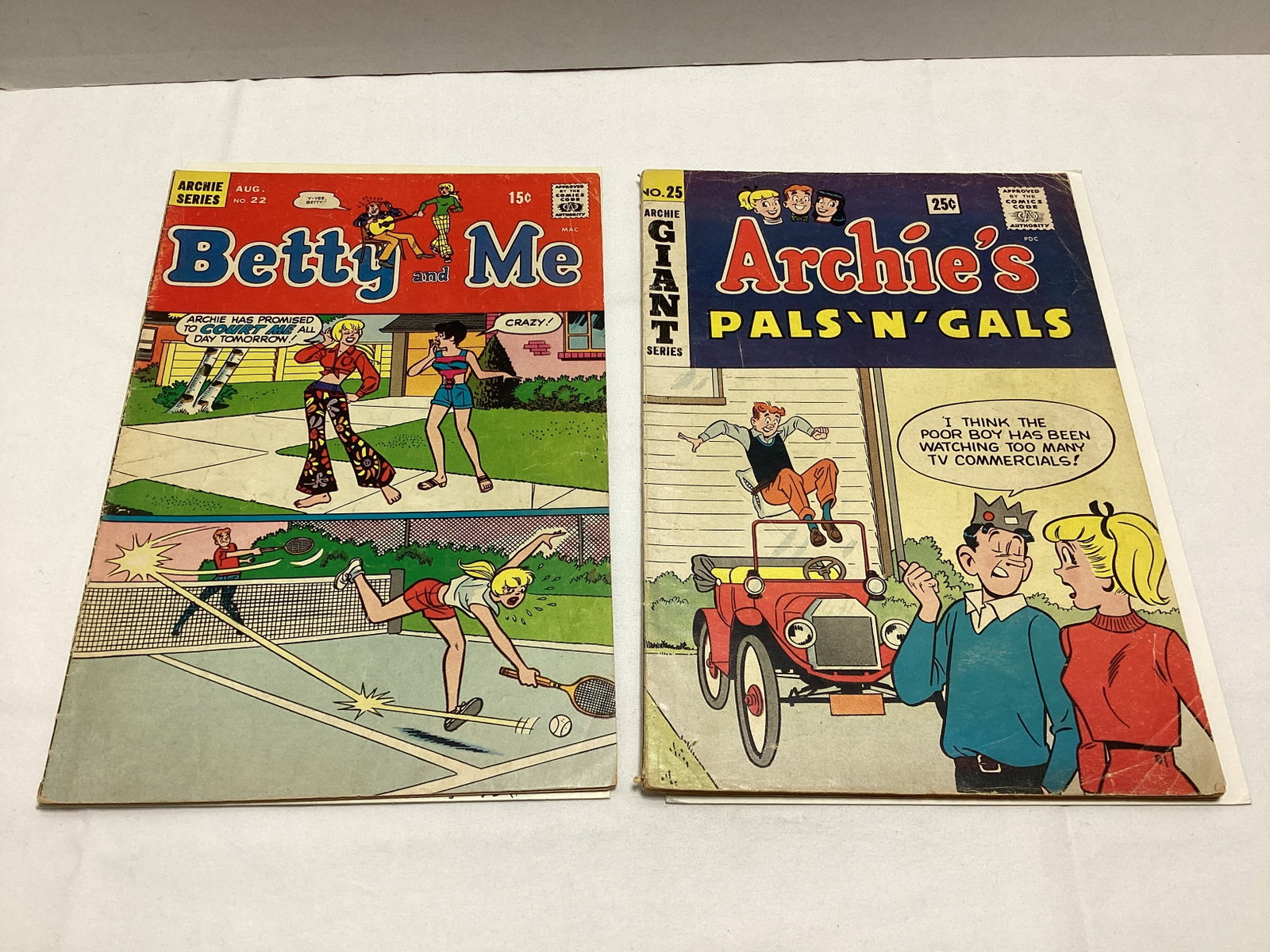 Two Archie Comic Books: .