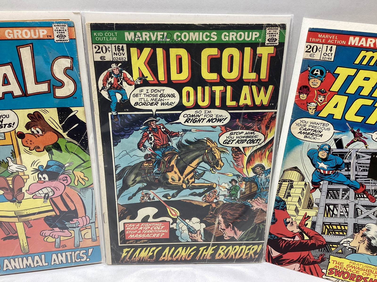 Four Marvel Comic Books - 4