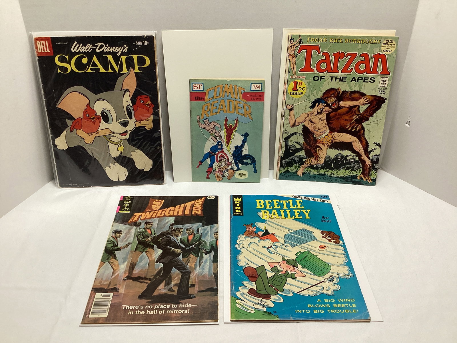 Five Comic Books: .