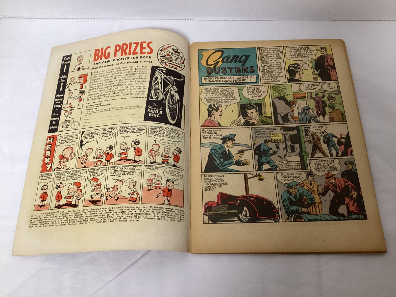 Popular Comics 49 Dell Comic Book - 6