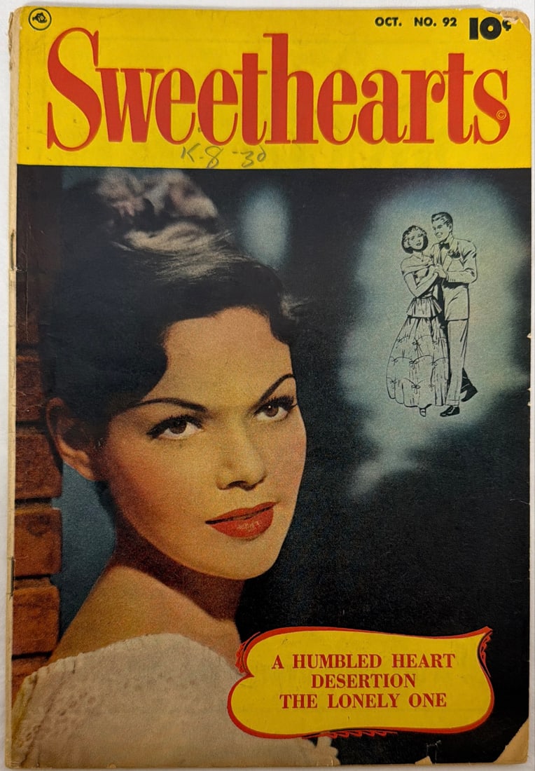 Sweethearts 92 Fawcett Comic Book: 1950, please preview and see all photos for condition