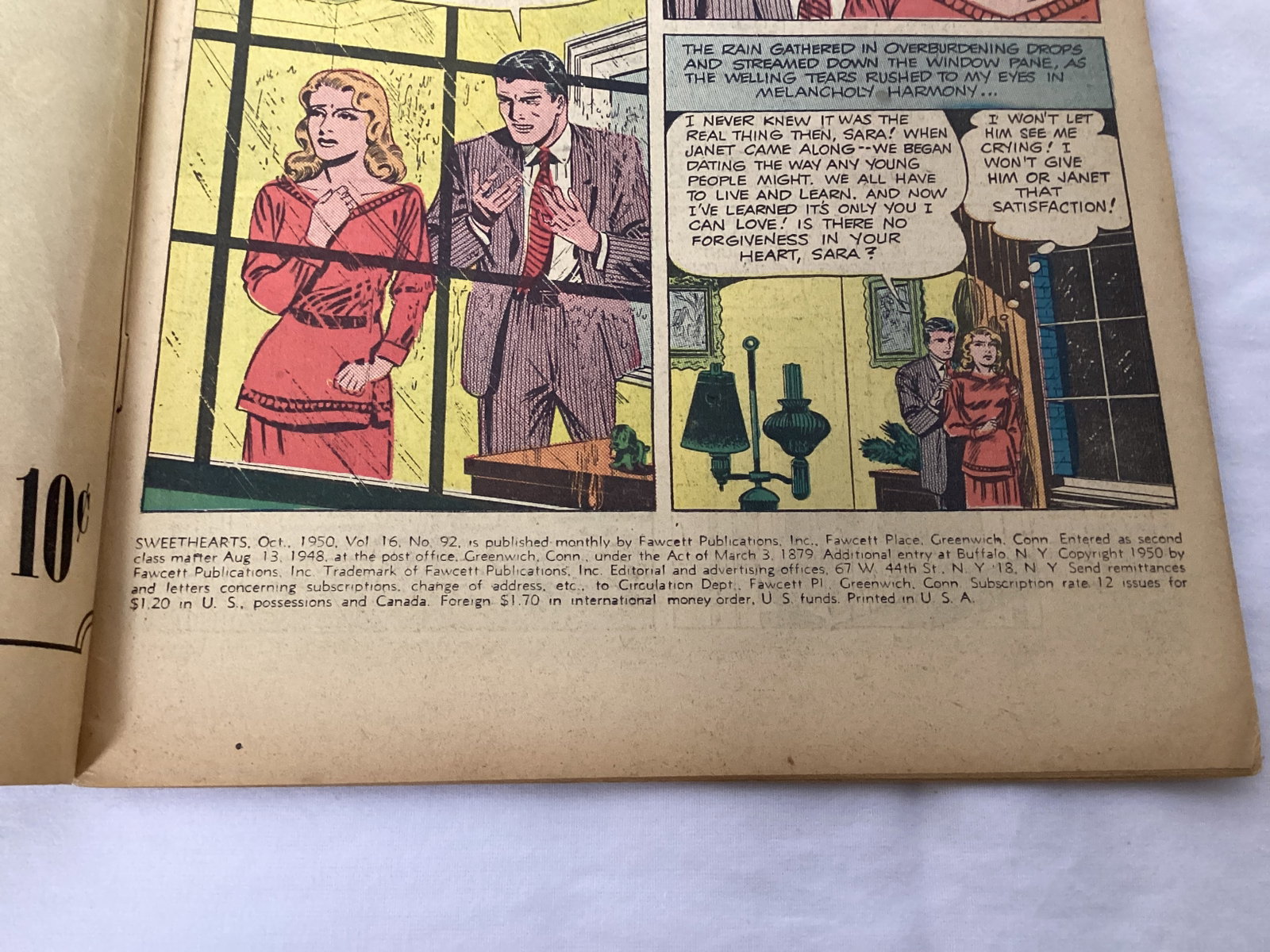 Sweethearts 92 Fawcett Comic Book - 7