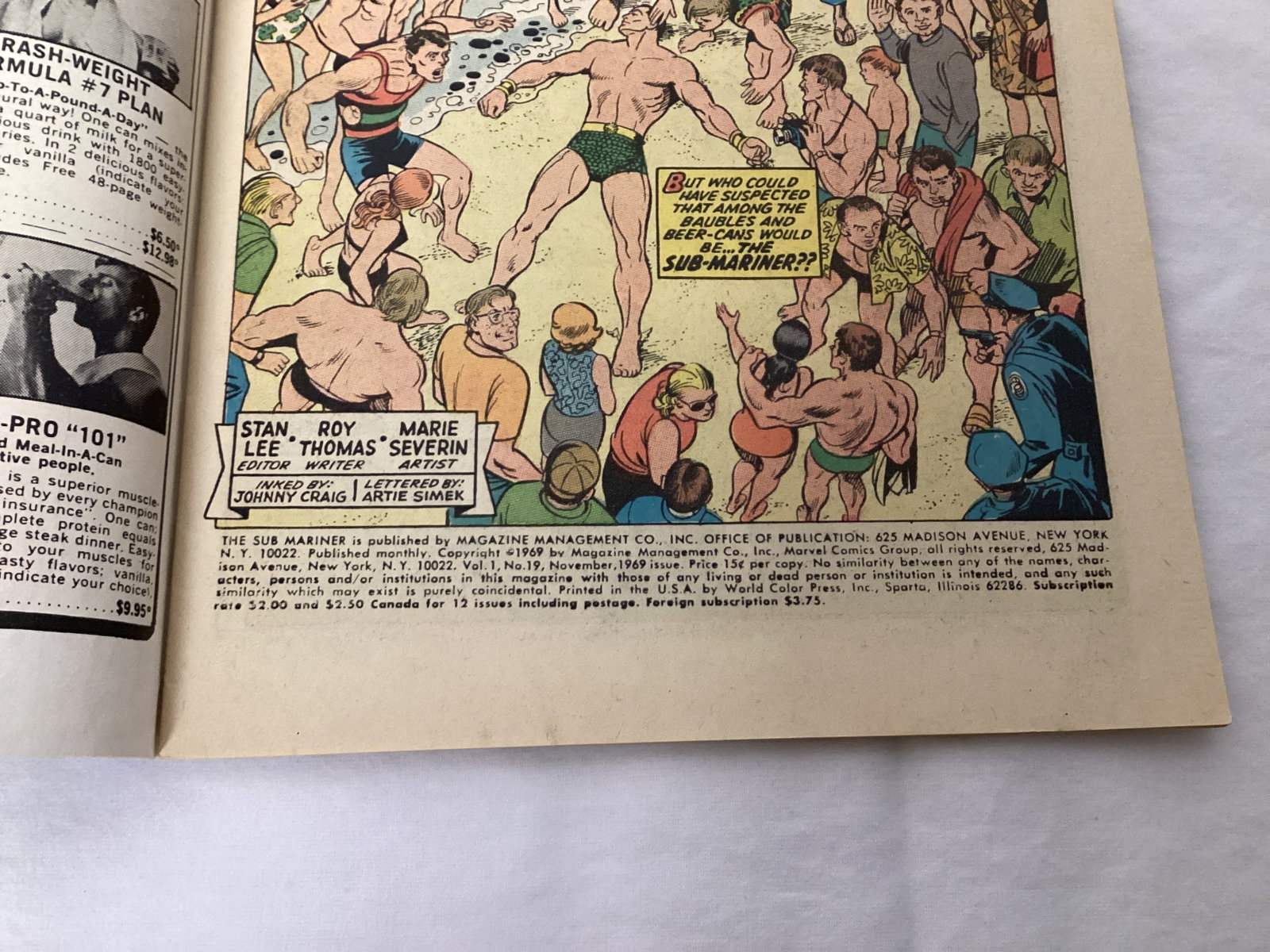 Submariner 19 Marvel Comic Book - 7