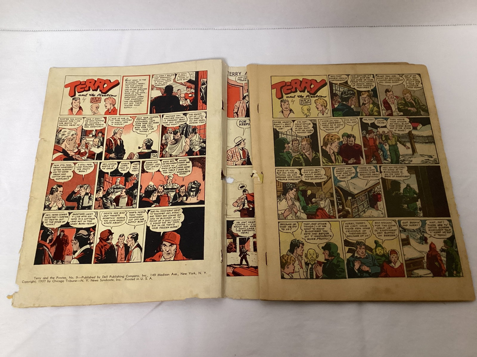 Four Color 9 Dell Terry and the Pirates Comic Book - 6
