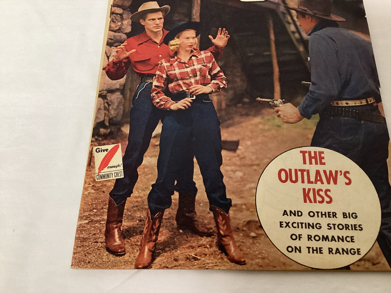 Cowboy Love 6 Fawcett Western Comic Book - 4