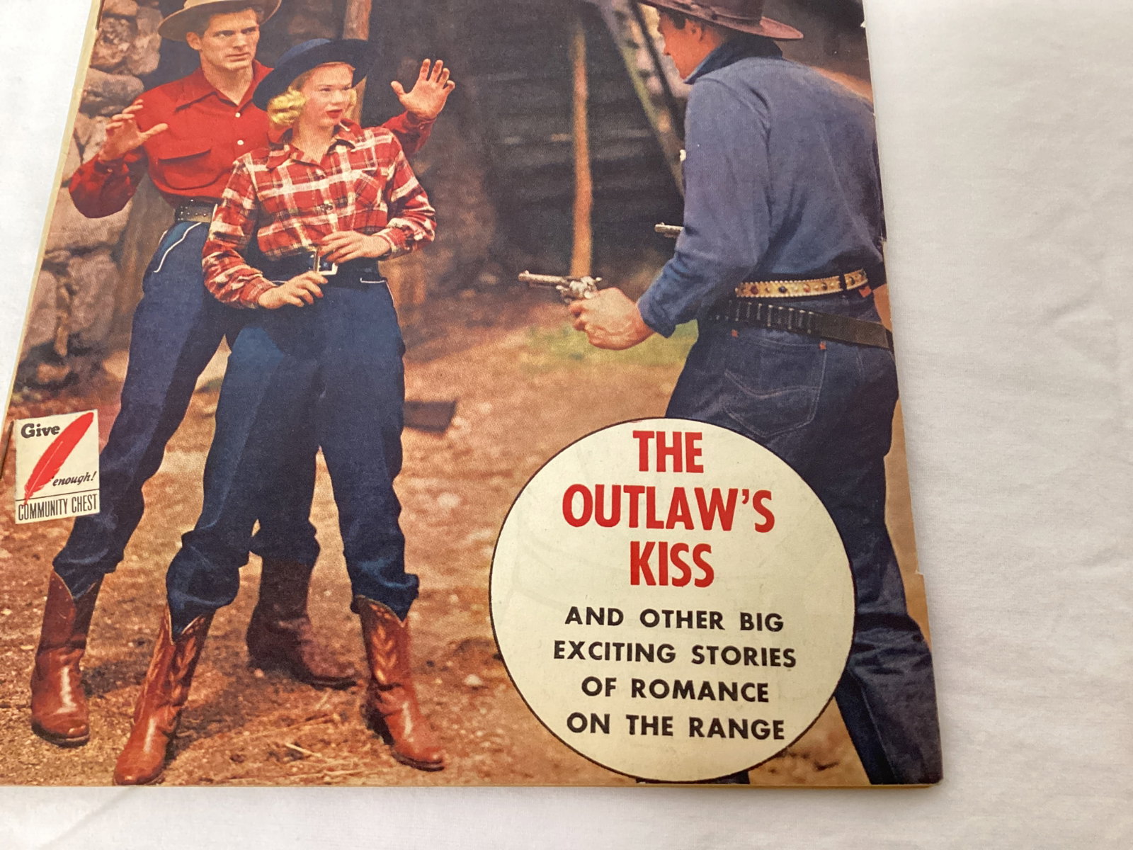 Cowboy Love 6 Fawcett Western Comic Book - 5