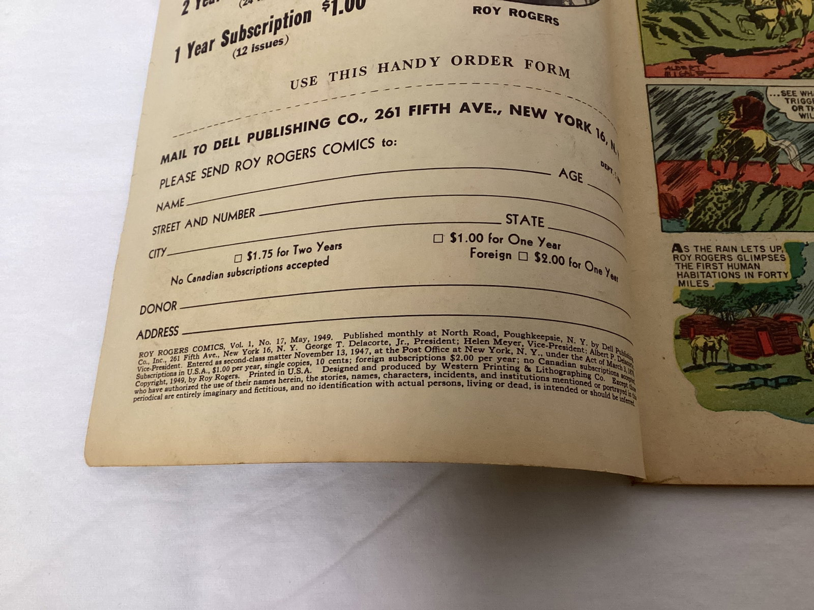 Roy Rogers Comics 17 Dell Western Comic Book - 7