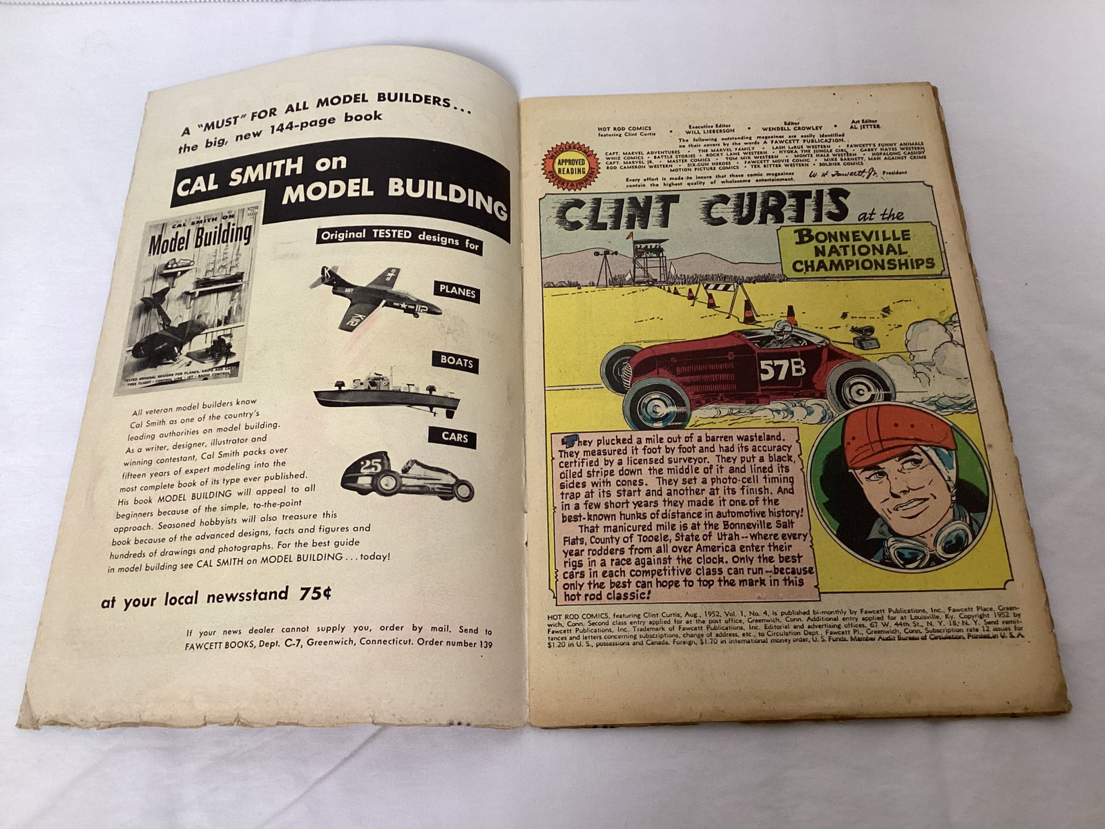 Hot Rod Comics 4 Fawcett Comic Book - 6